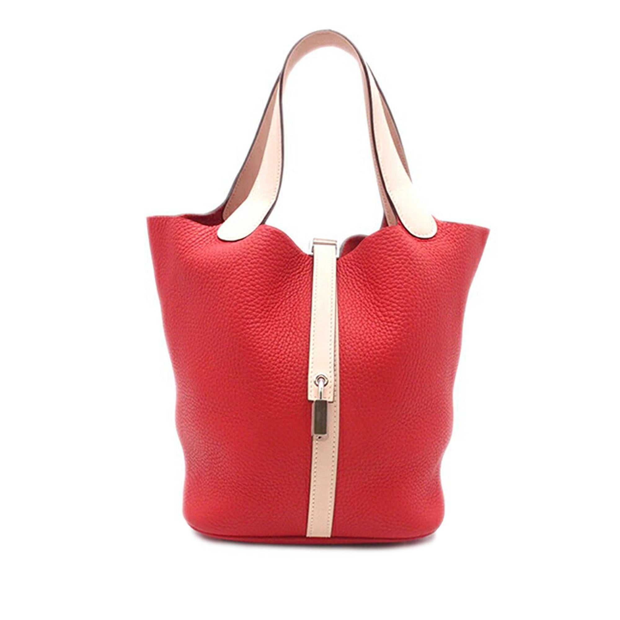 Hermès Bicolor Clemence and Swift Picotin Lock 22 - image 1