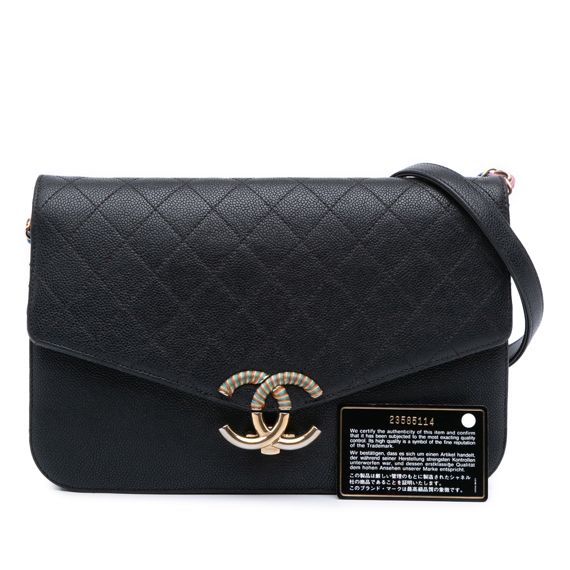 Chanel Paris Cuba Medium Caviar Thread Around Flap - image 15