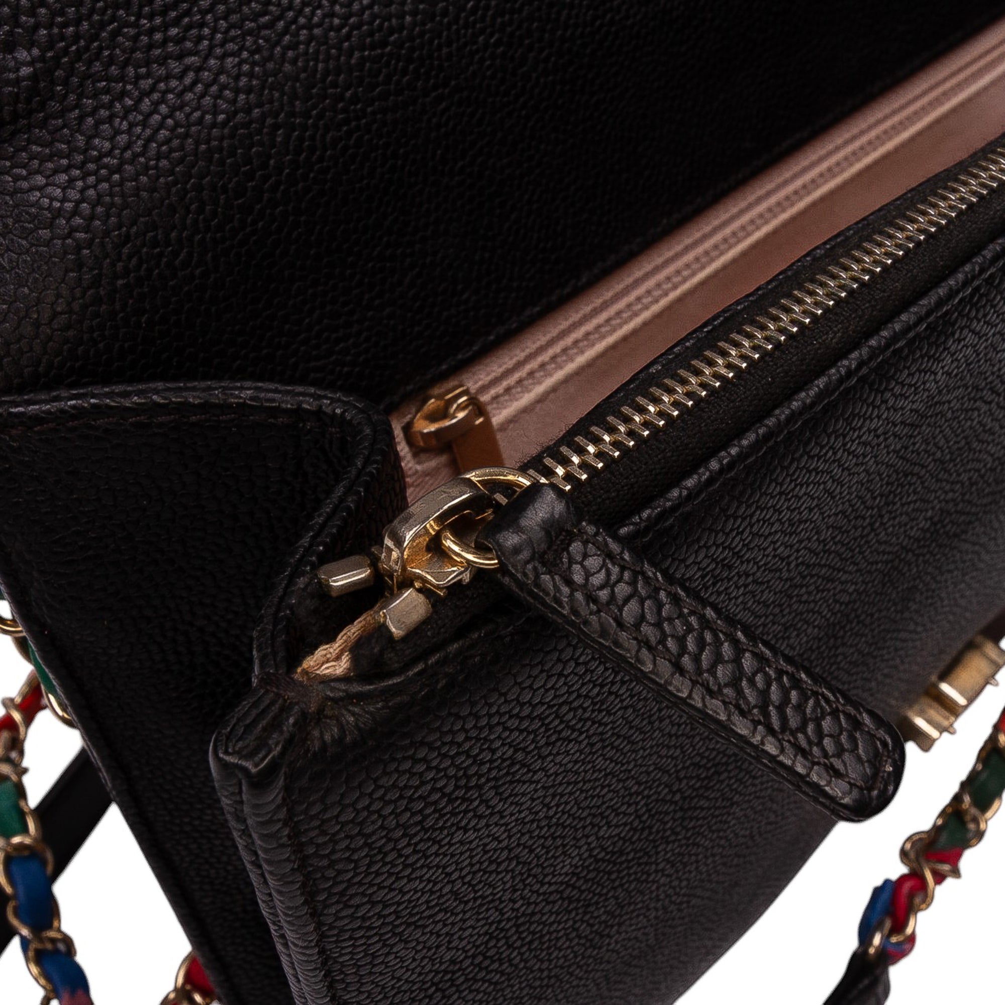 Chanel Paris Cuba Medium Caviar Thread Around Flap - image 9