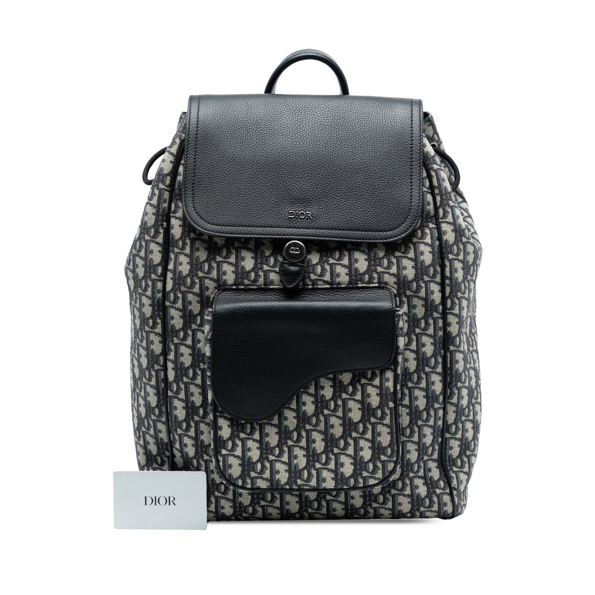 Dior Oblique Canvas Saddle Backpack - image 8