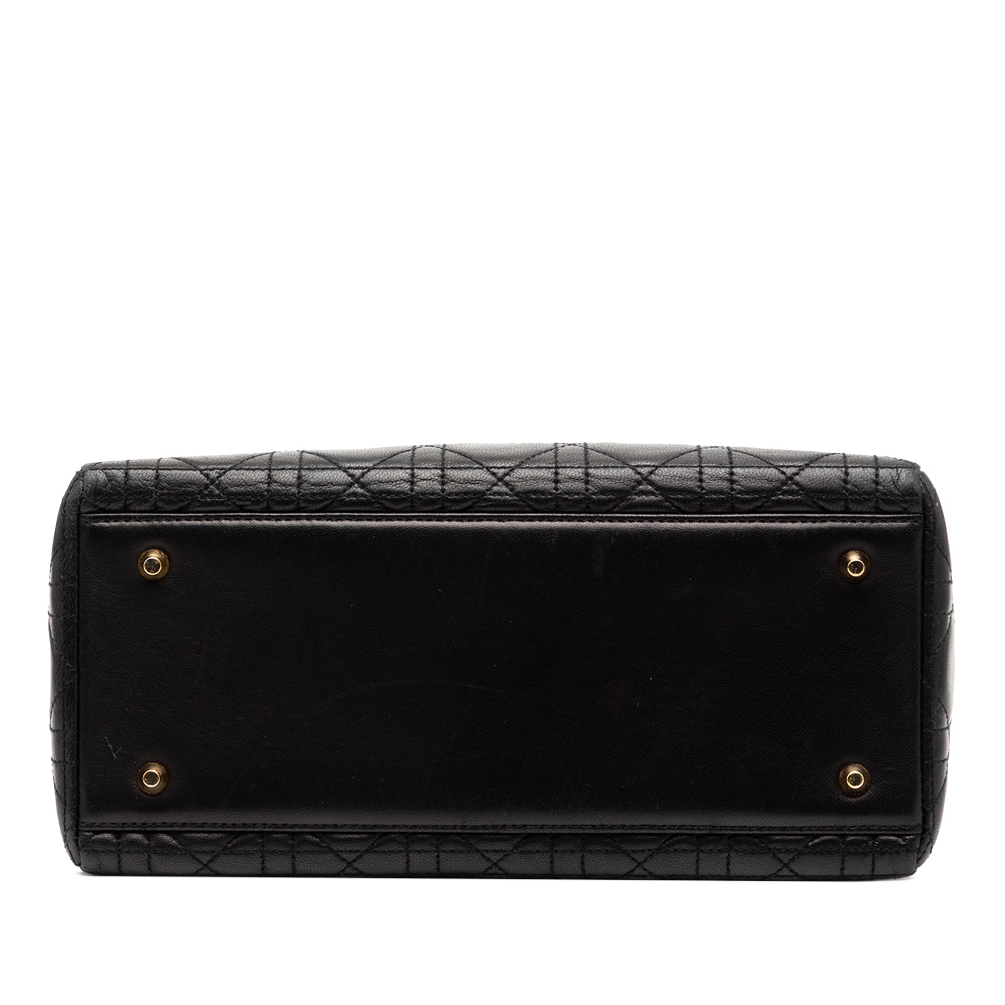 Dior Medium Lambskin Cannage Lady Dior - image 3