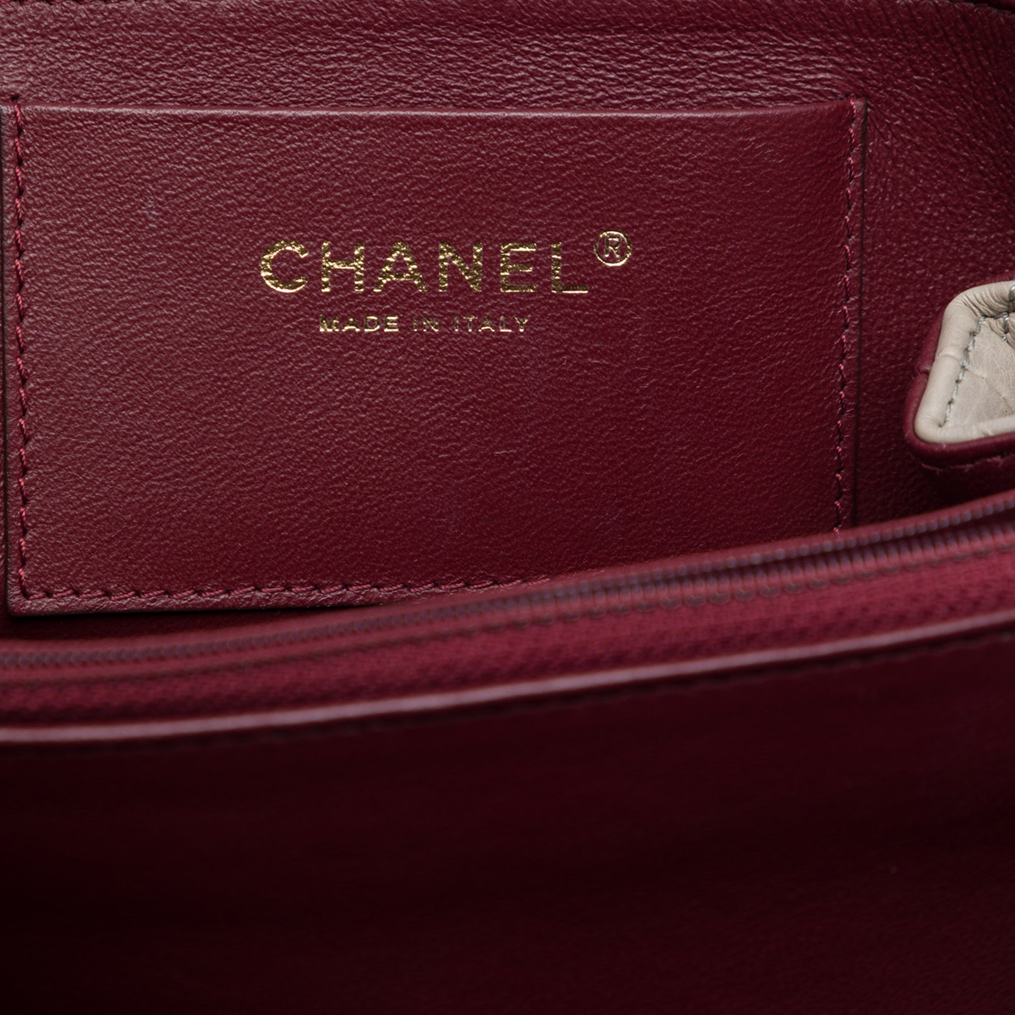 Chanel Jumbo CC Quilted Crumpled Calfskin Straight Flap - image 5