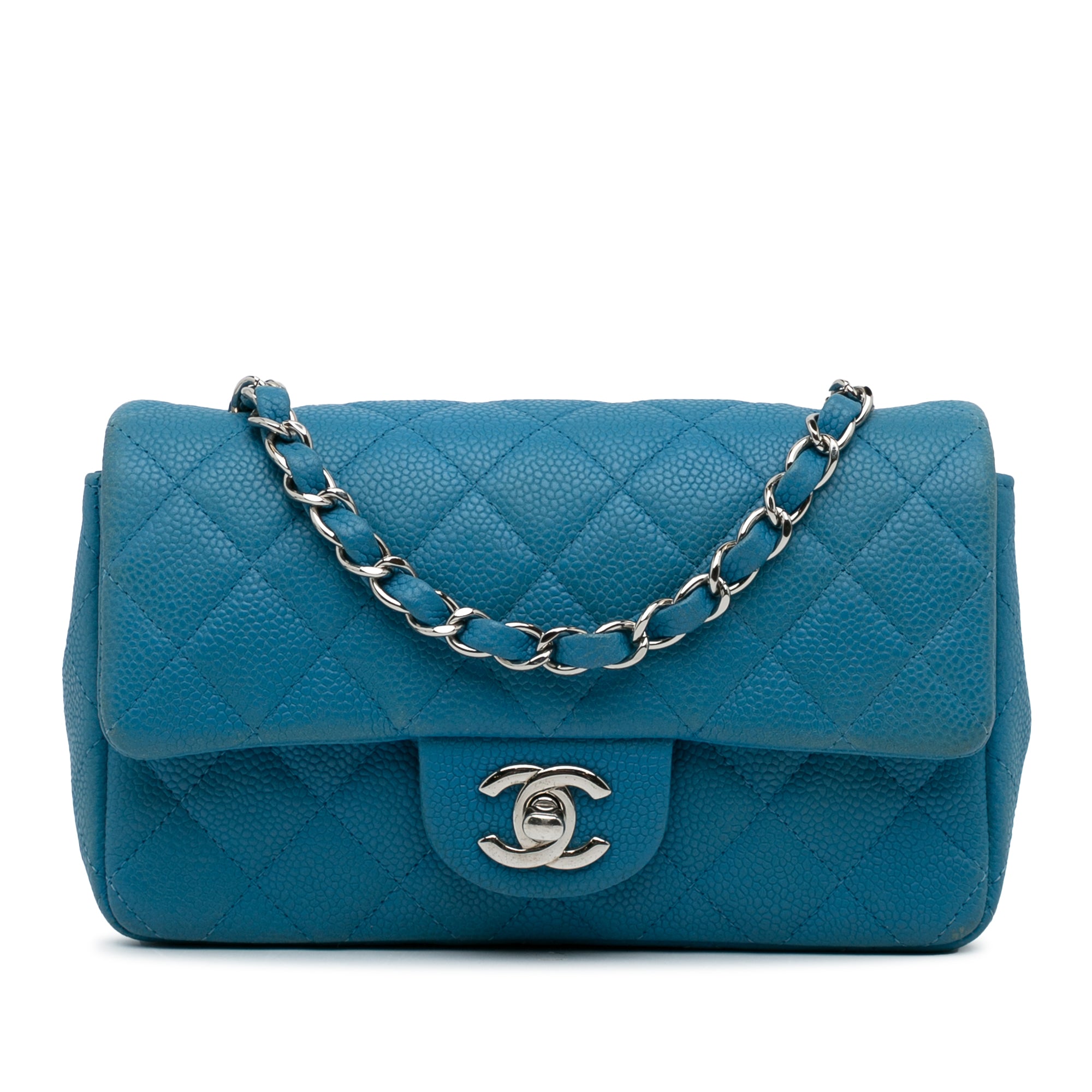 Chanel Mini Rectangular Classic Caviar Single Flap - image 1