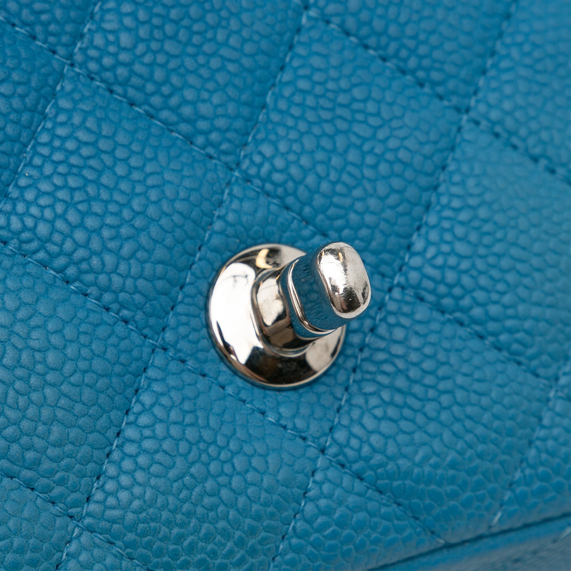 Chanel Mini Rectangular Classic Caviar Single Flap - image 10