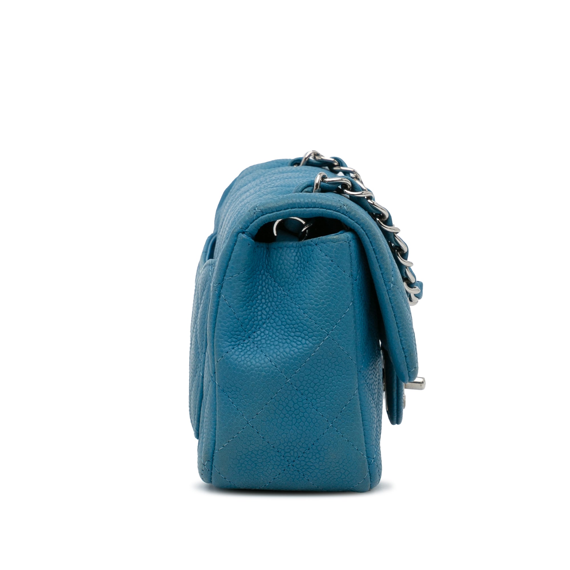 Chanel Mini Rectangular Classic Caviar Single Flap - image 3