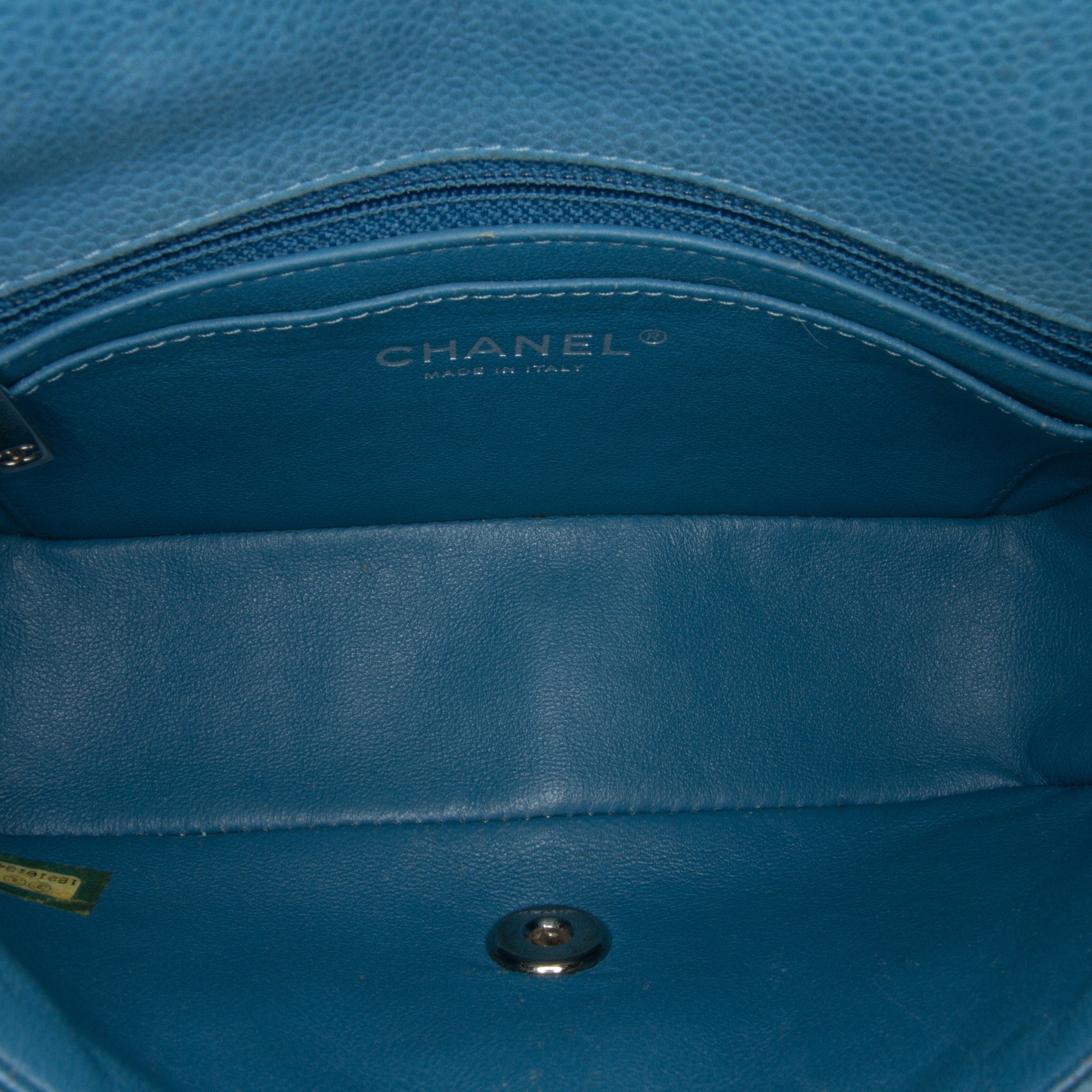 Chanel Mini Rectangular Classic Caviar Single Flap - image 6