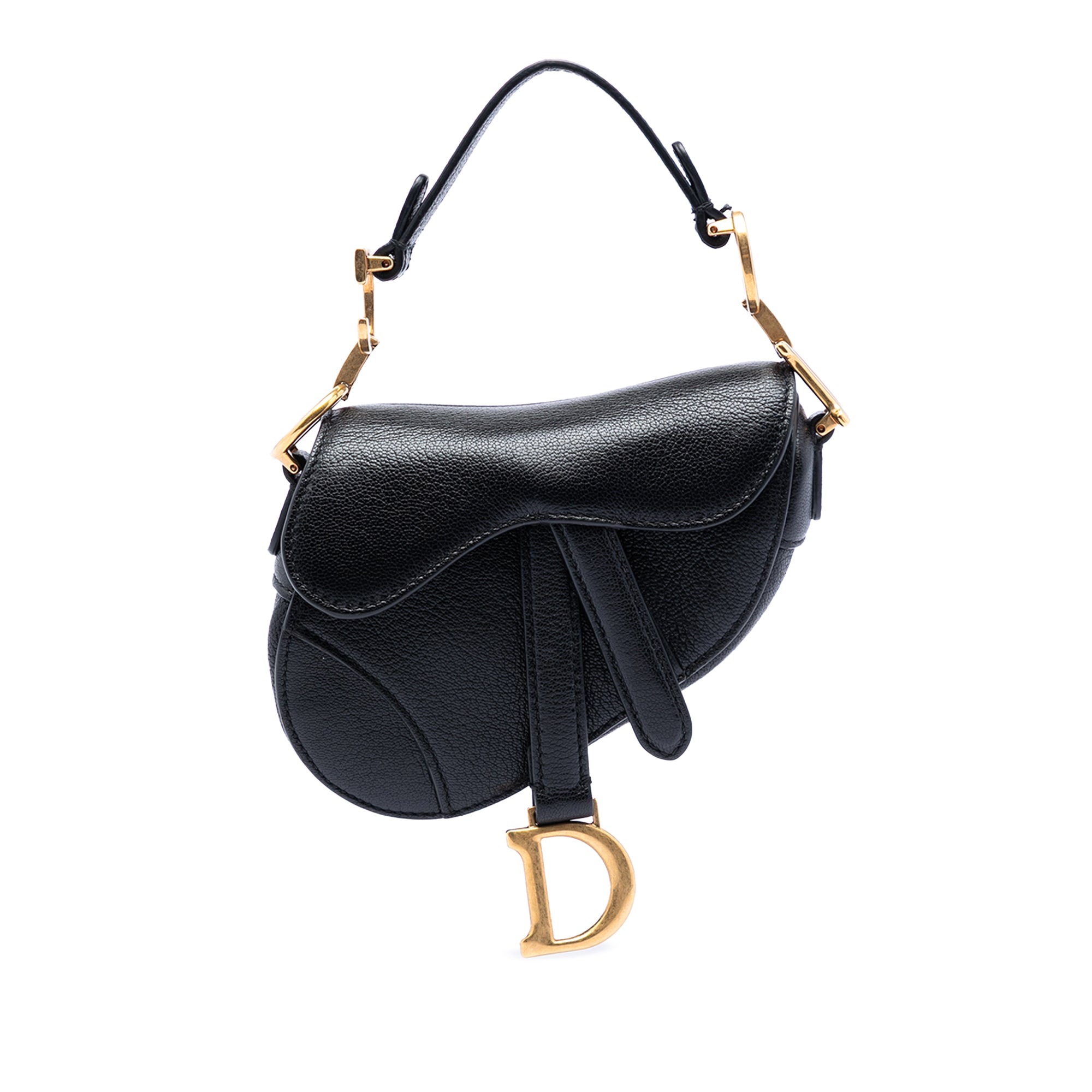 Dior Micro Goatskin Saddle Bag - image 1