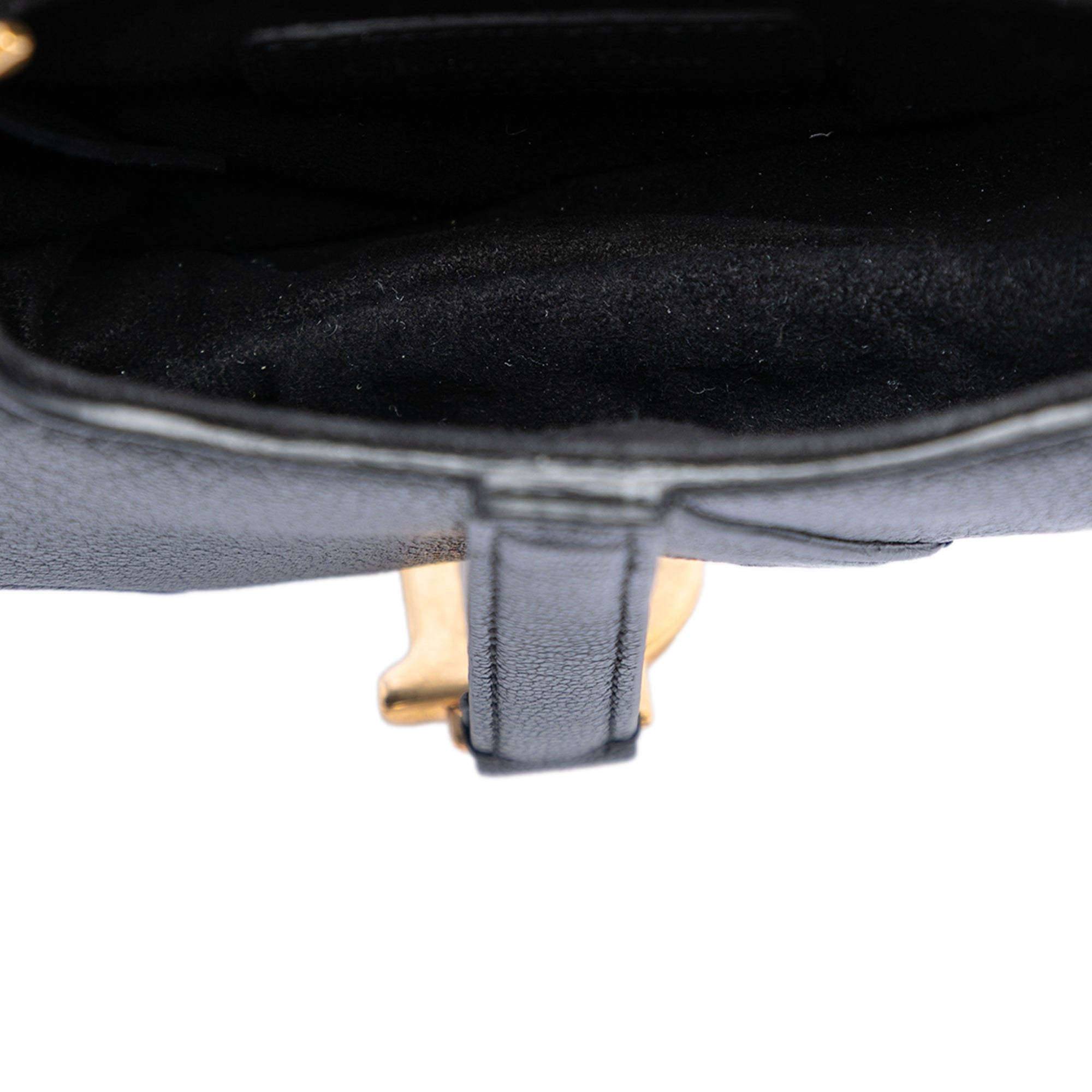 Dior Micro Goatskin Saddle Bag - image 4