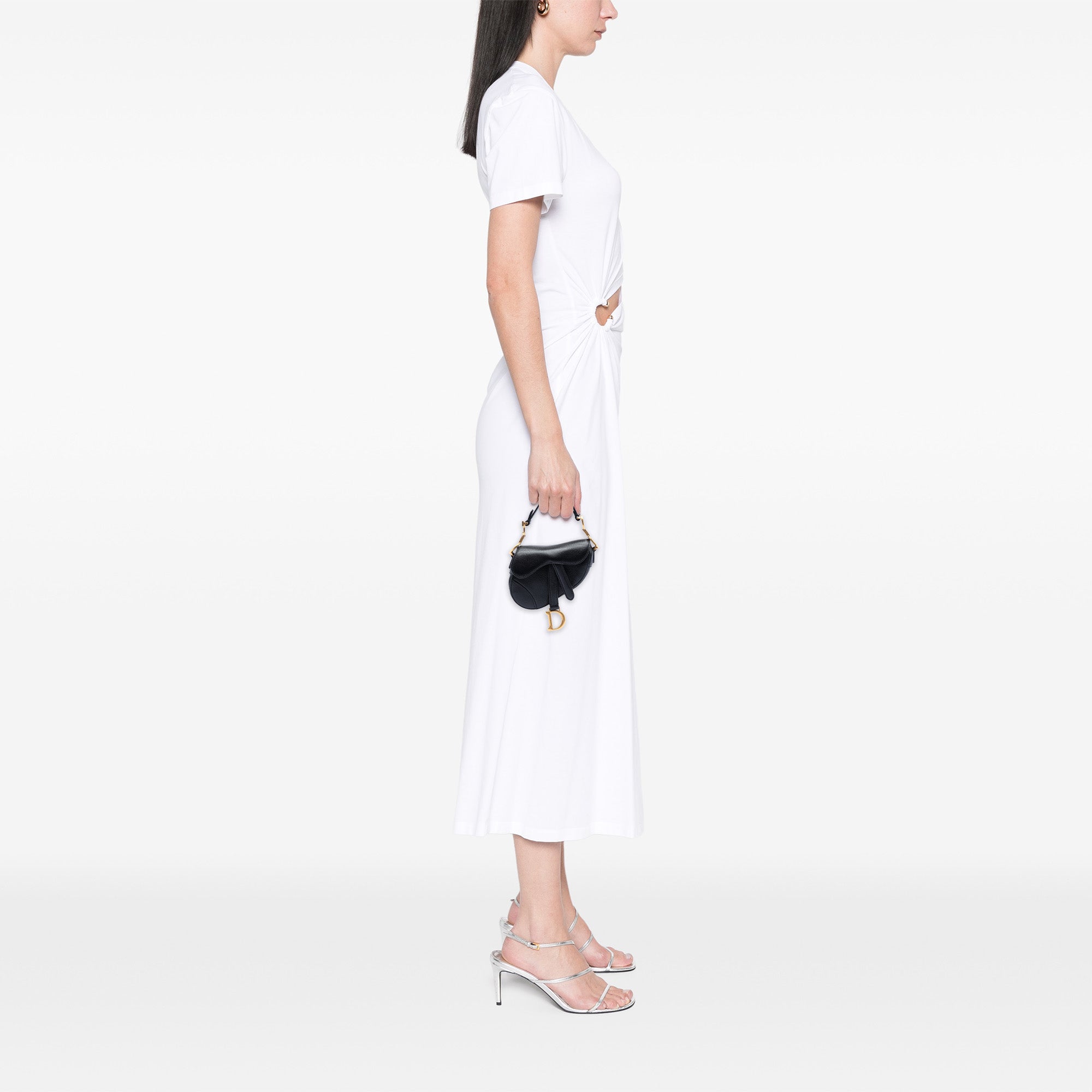 Dior Micro Goatskin Saddle Bag - image 5