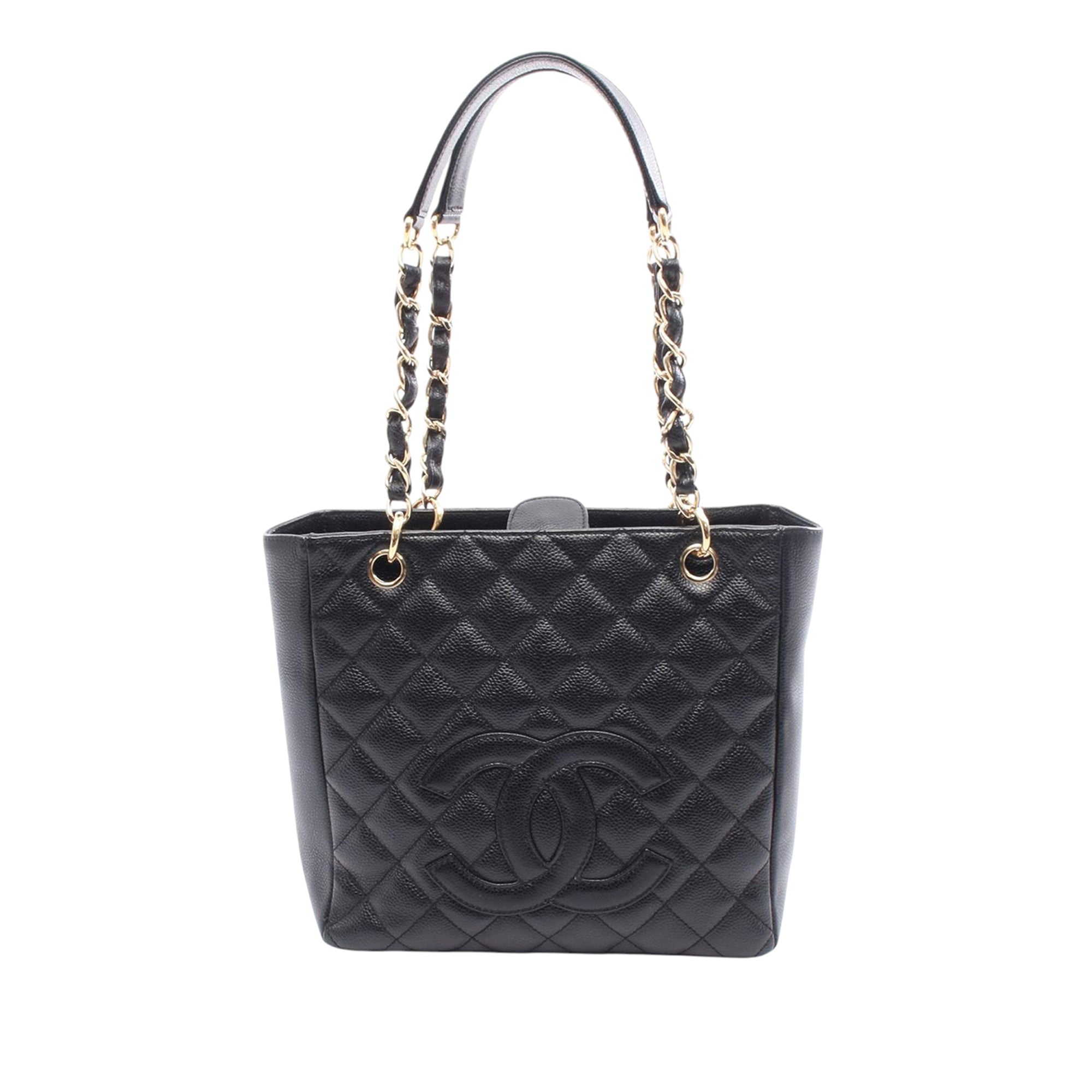 Chanel Caviar Petite Shopping Tote - image 1