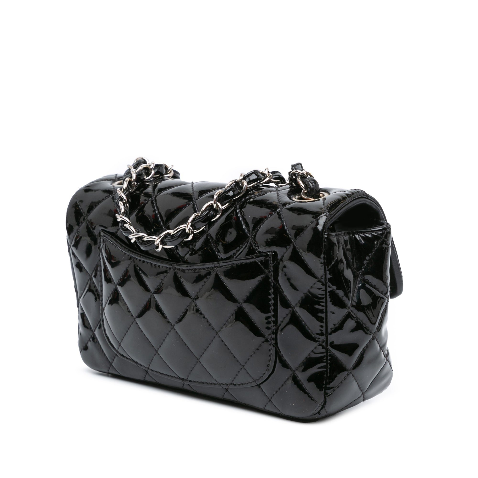 Chanel Mini Rectangular Classic Patent Single Flap - image 2