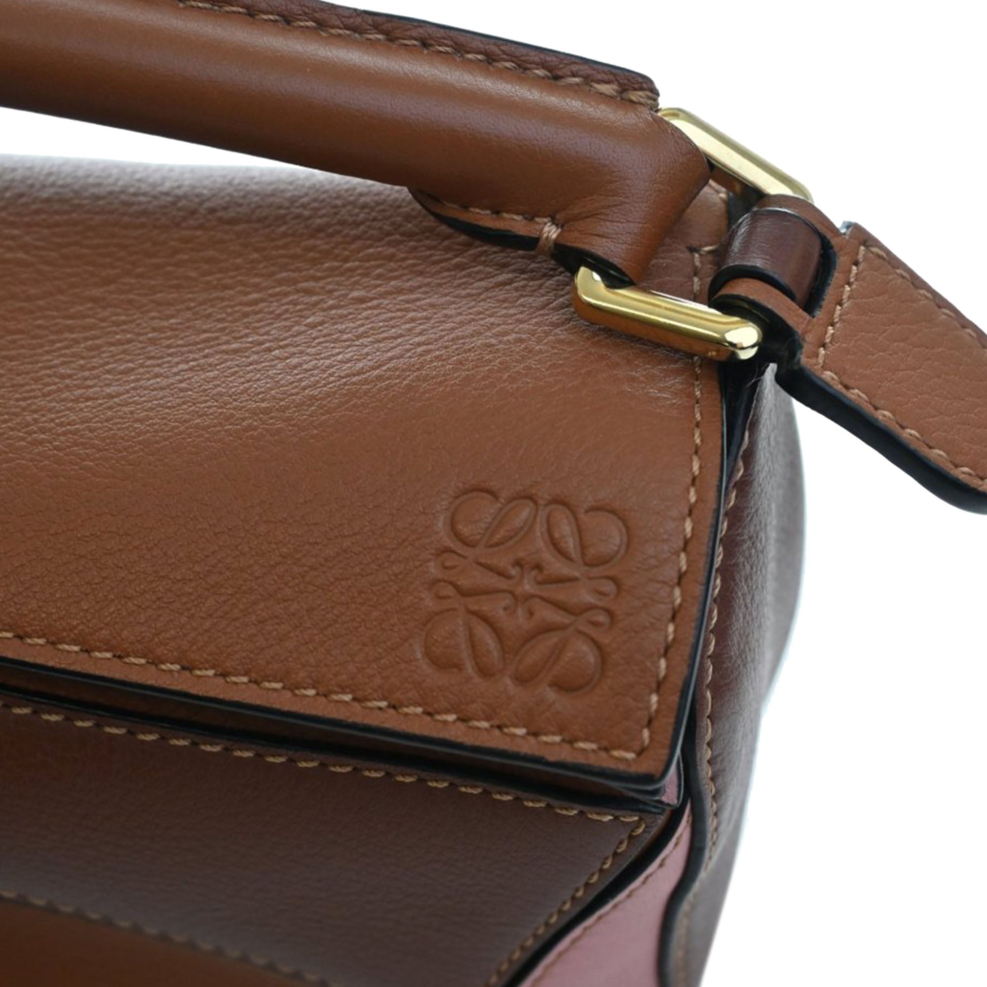 LOEWE Mini Tricolor Calfskin Puzzle Satchel - image 8