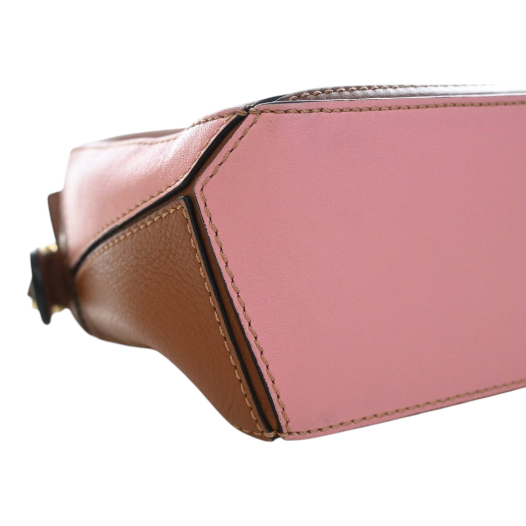 LOEWE Mini Tricolor Calfskin Puzzle Satchel - image 9