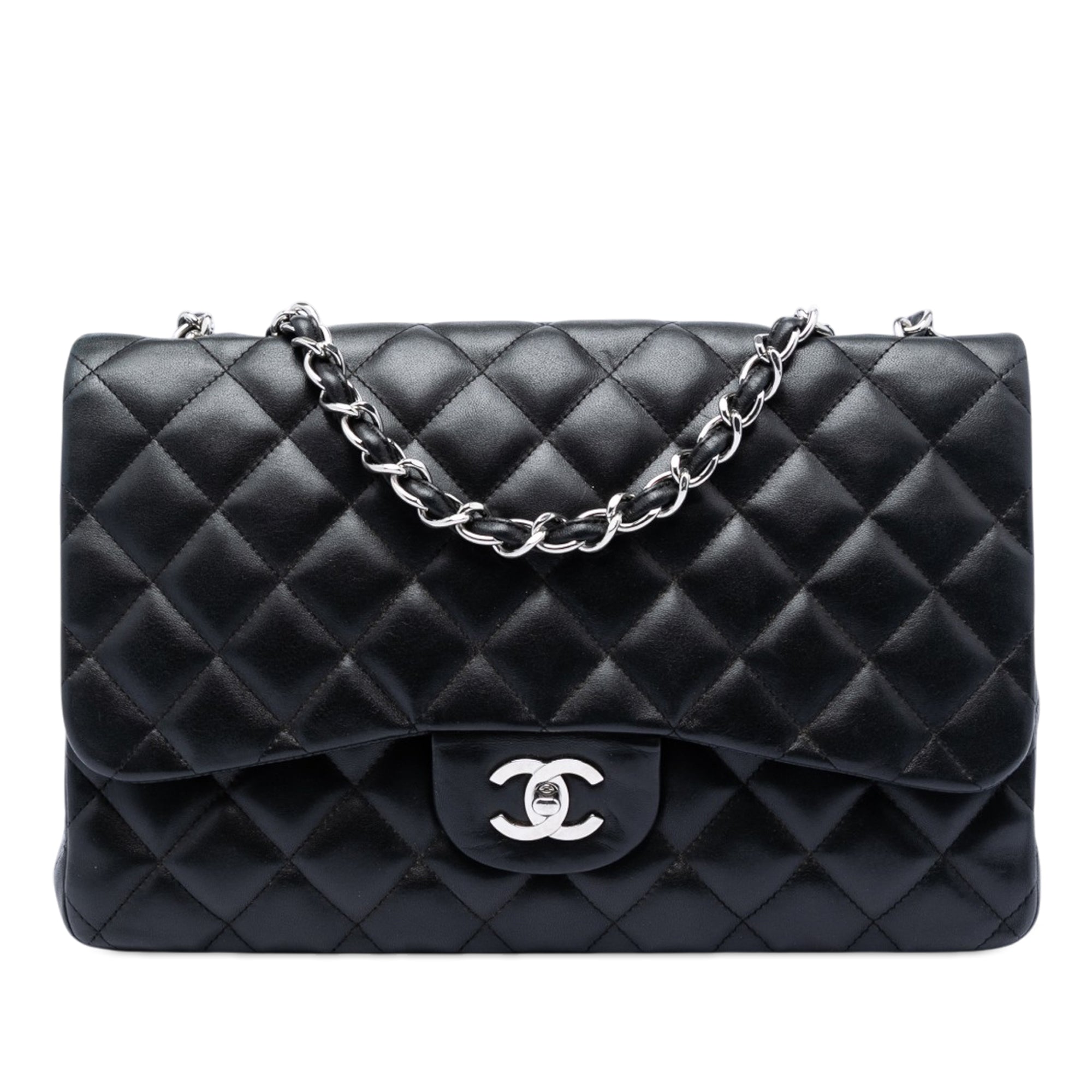 Chanel Jumbo Classic Lambskin Single Flap - image 1