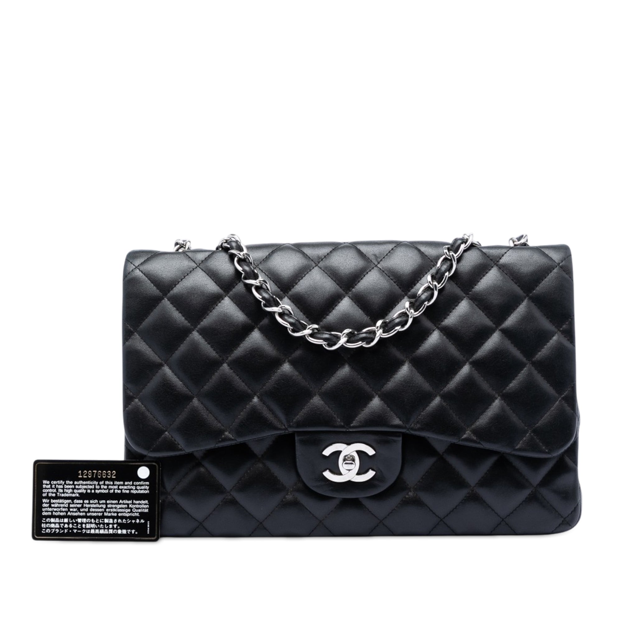 Chanel Jumbo Classic Lambskin Single Flap - image 6
