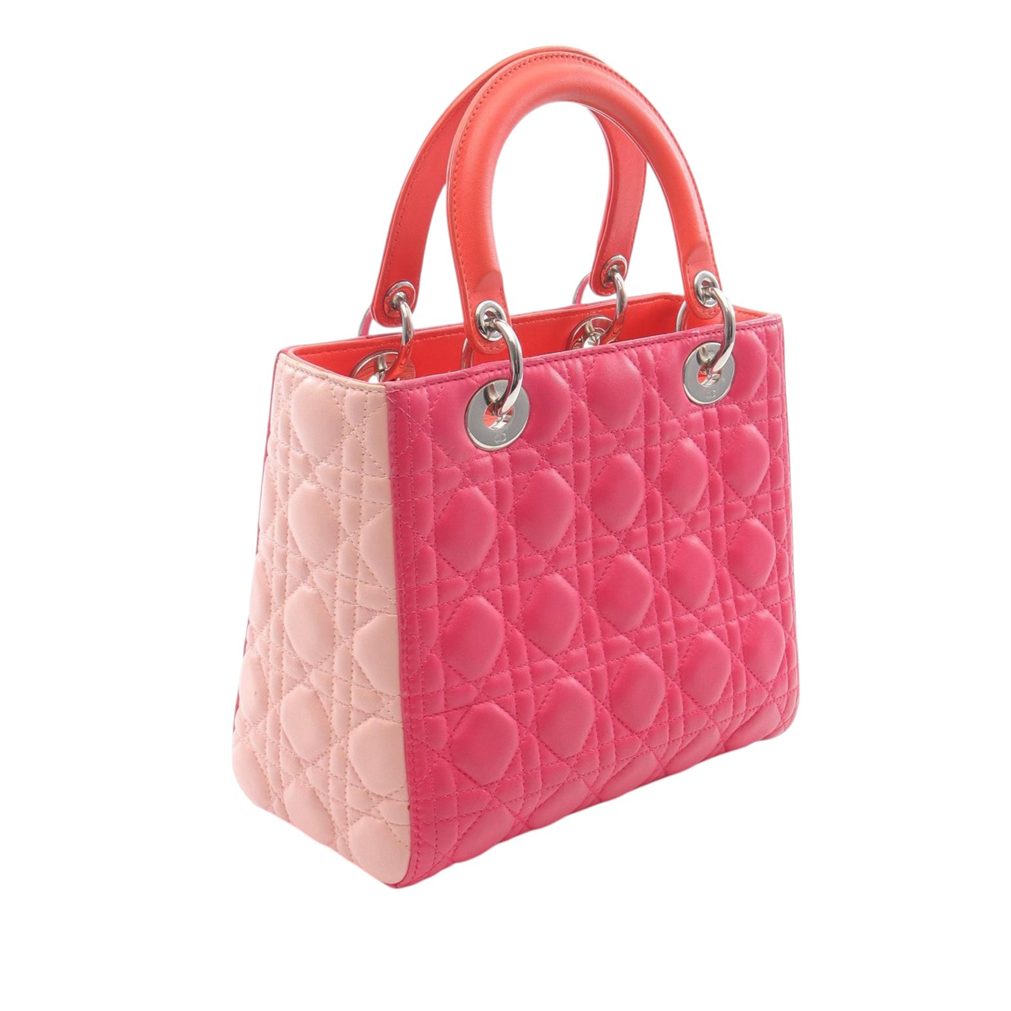 Dior Medium Tricolor Lambskin Cannage Lady Dior - image 2