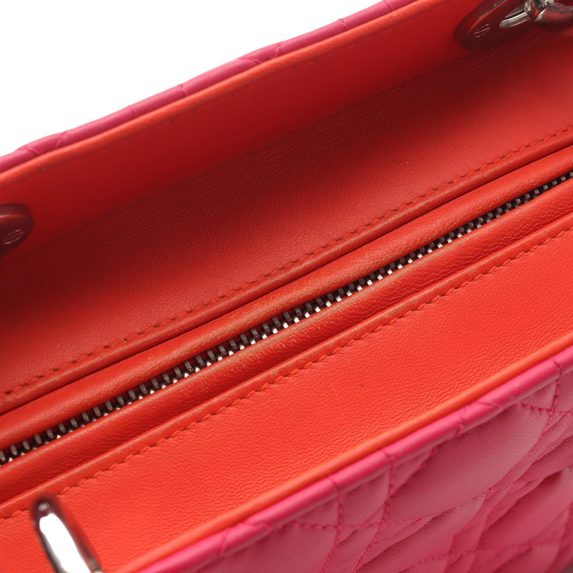 Dior Medium Tricolor Lambskin Cannage Lady Dior - image 8