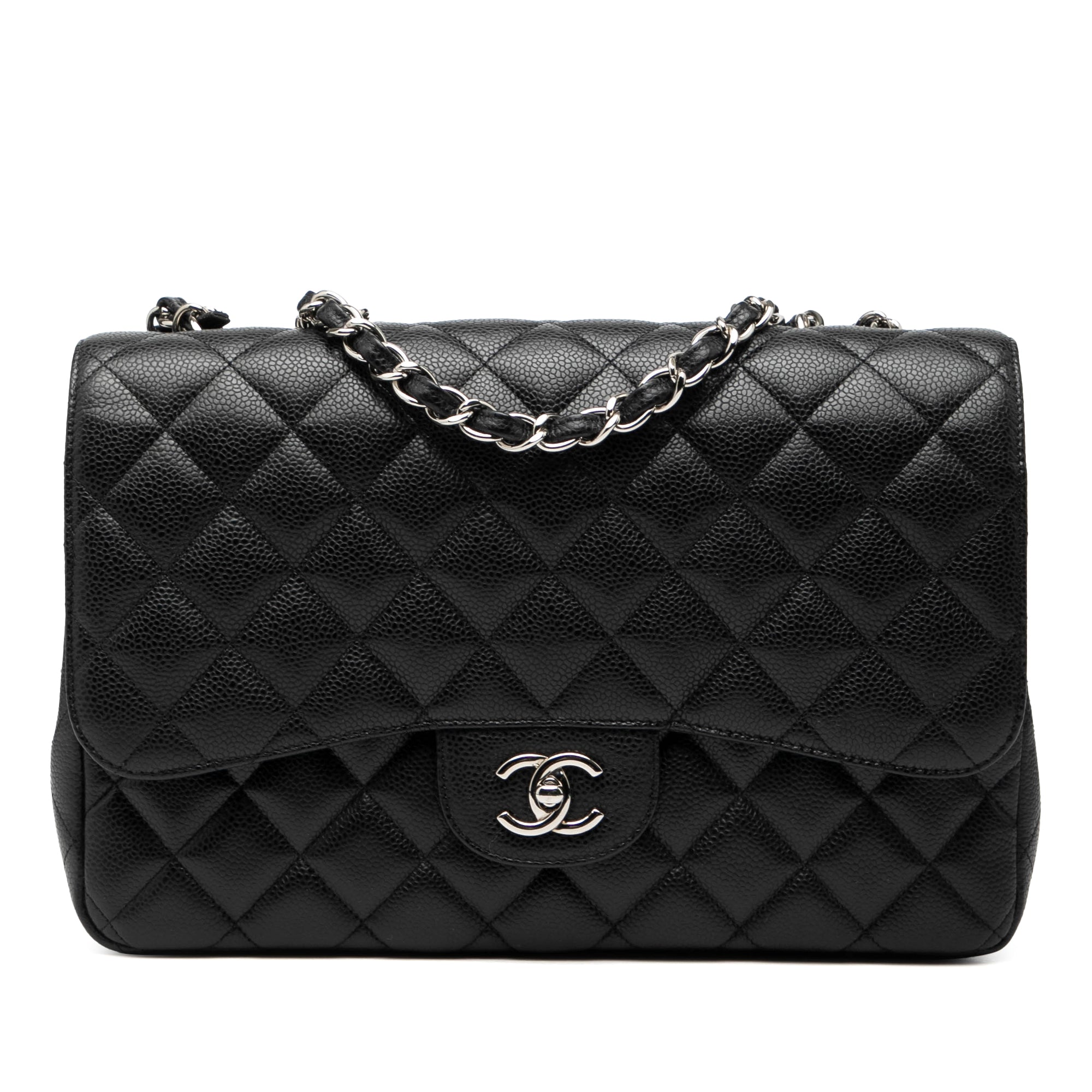 Chanel Jumbo Classic Caviar Double Flap - image 1