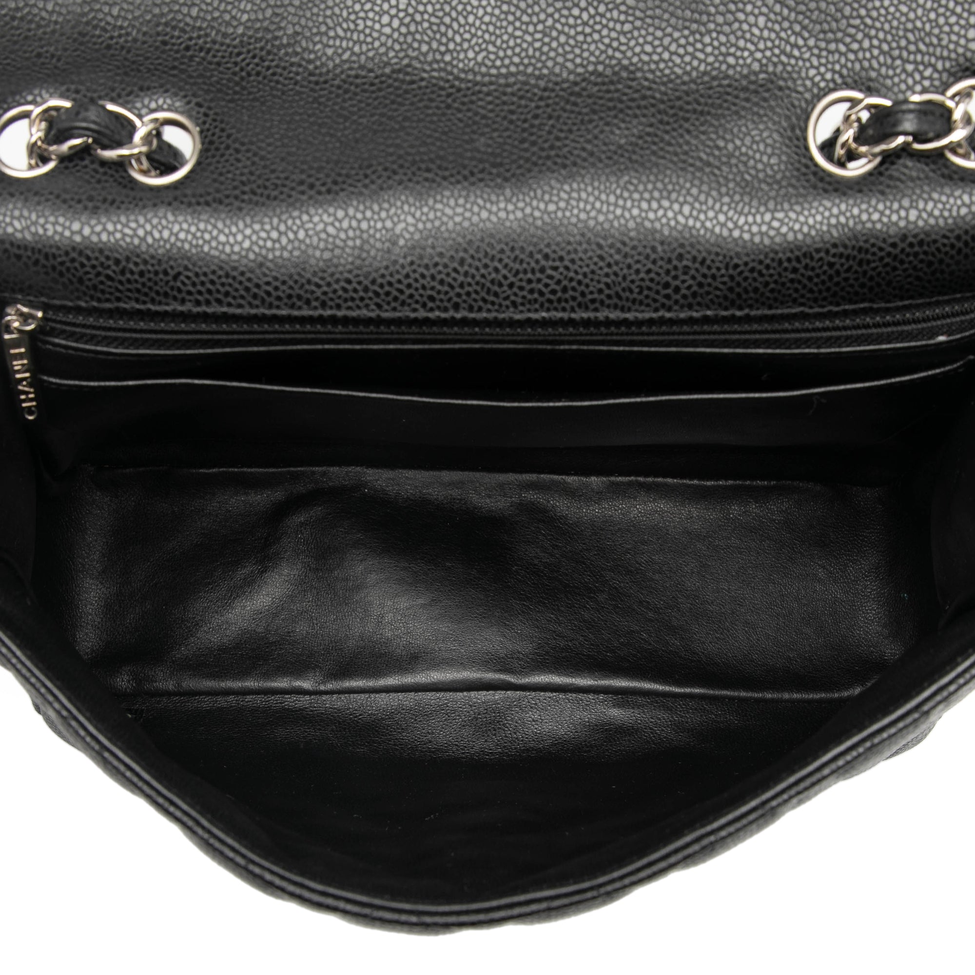 Chanel Jumbo Classic Caviar Double Flap - image 4