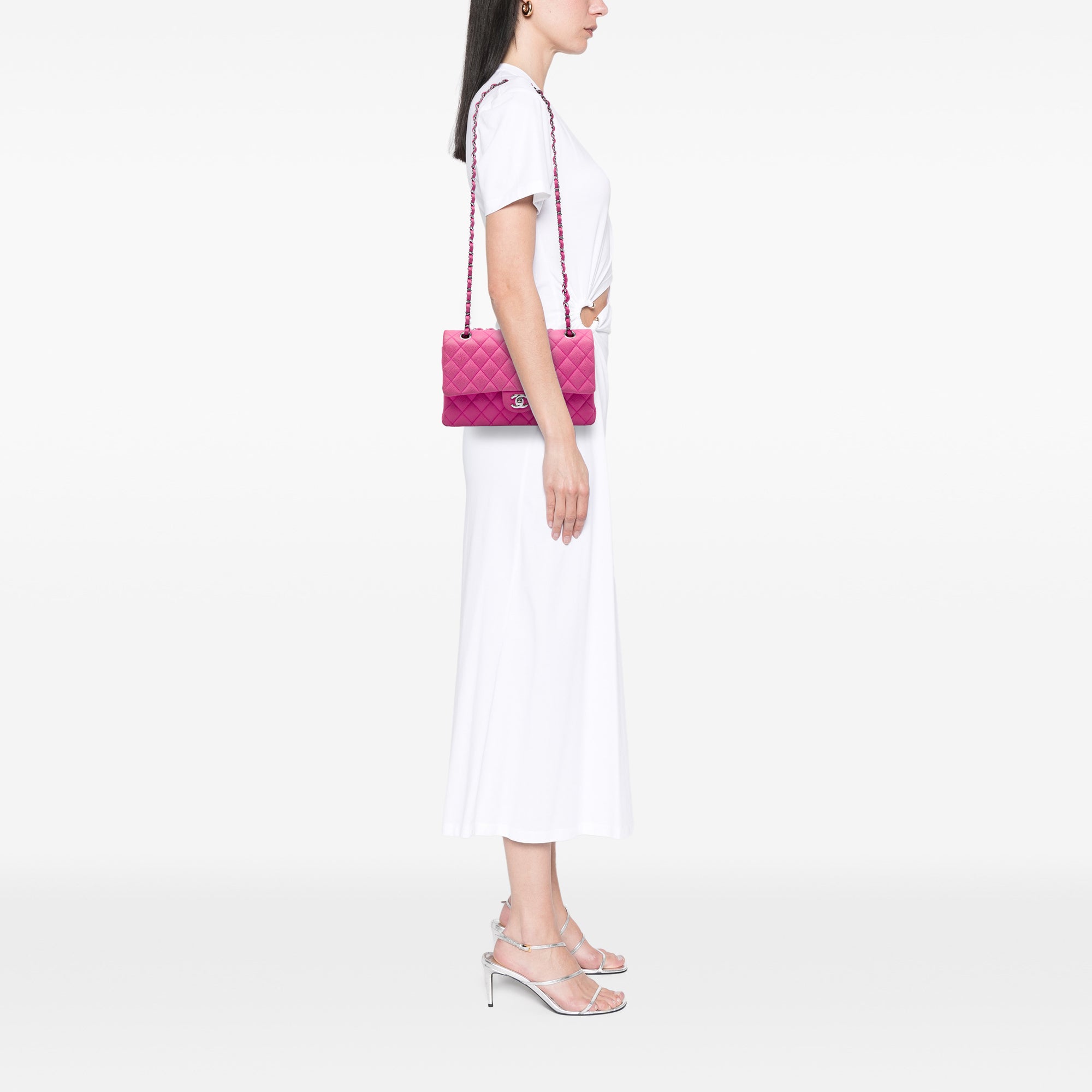 Chanel Medium Classic Caviar Double Flap - image 5