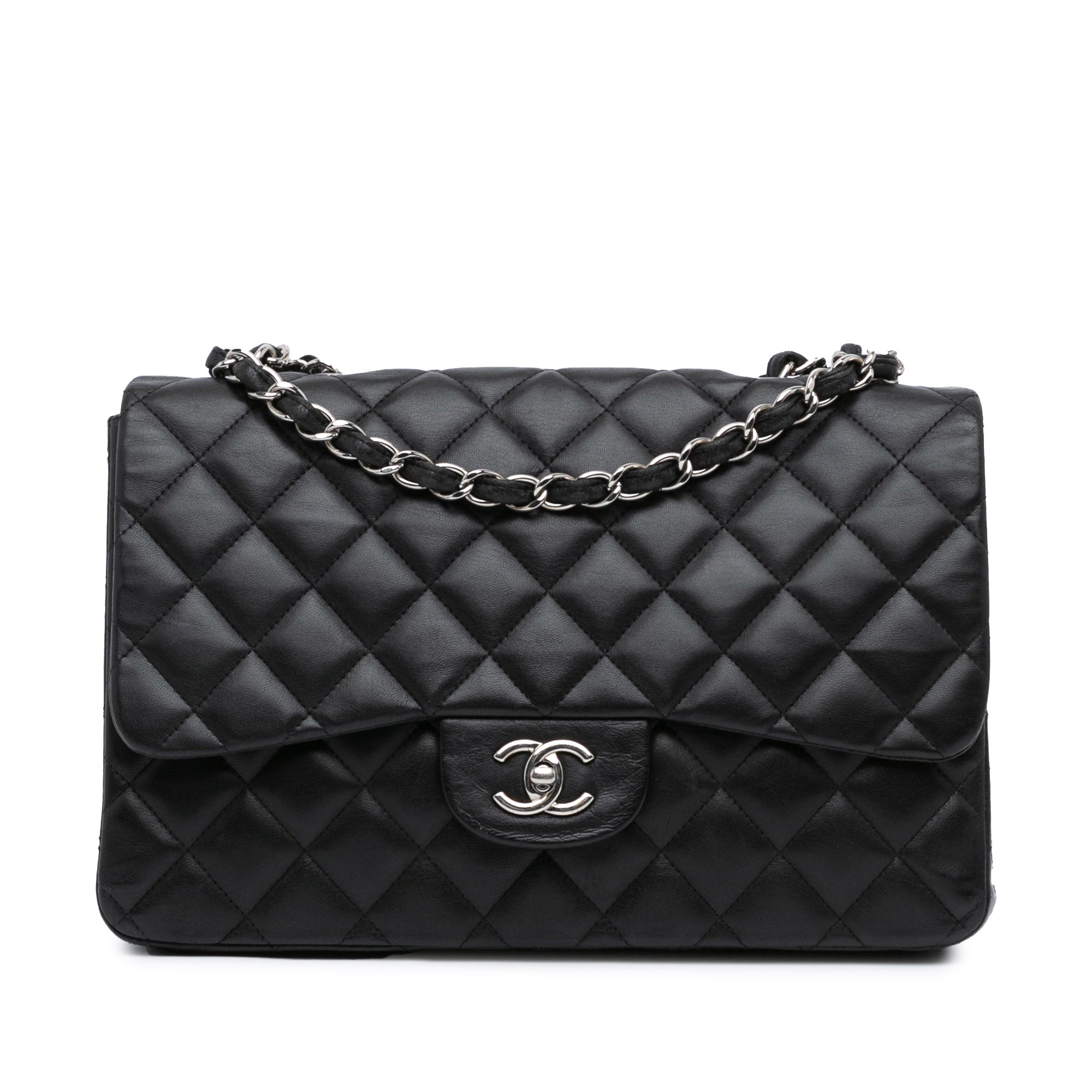 Chanel Jumbo Classic Lambskin Single Flap - image 1