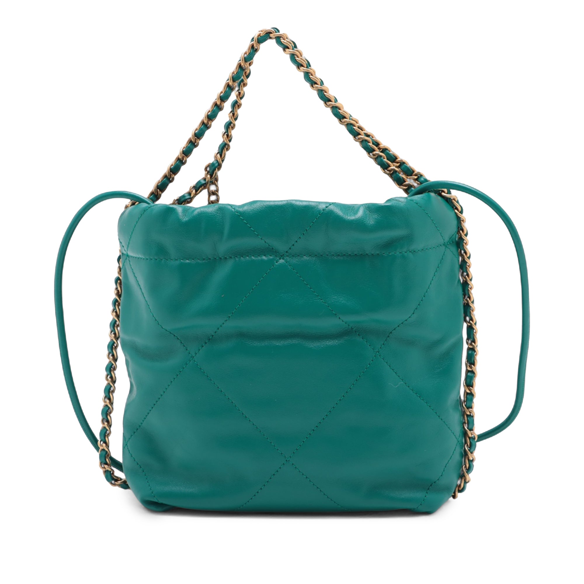Chanel Mini Shiny Calfskin 22 Handbag - image 2
