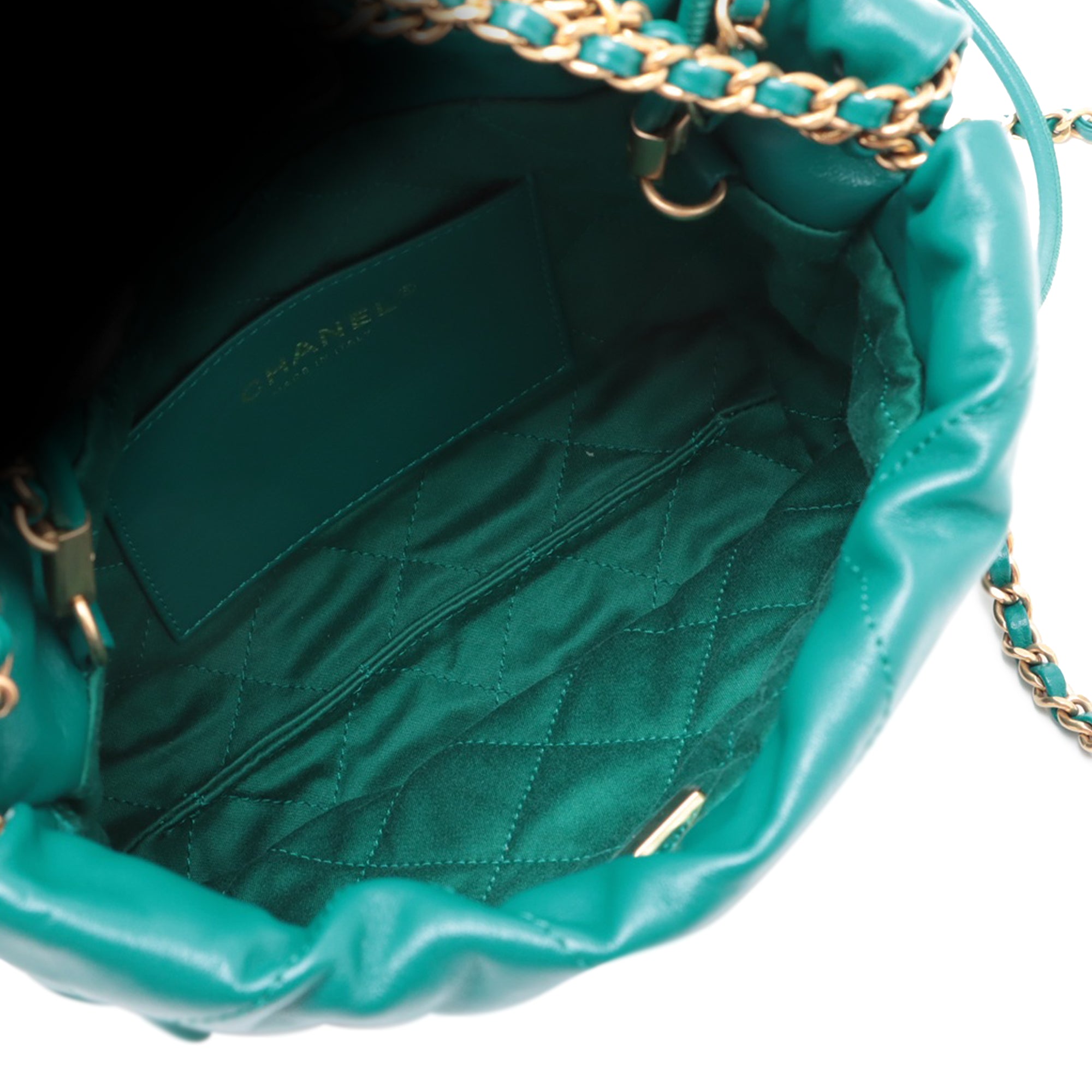 Chanel Mini Shiny Calfskin 22 Handbag - image 3