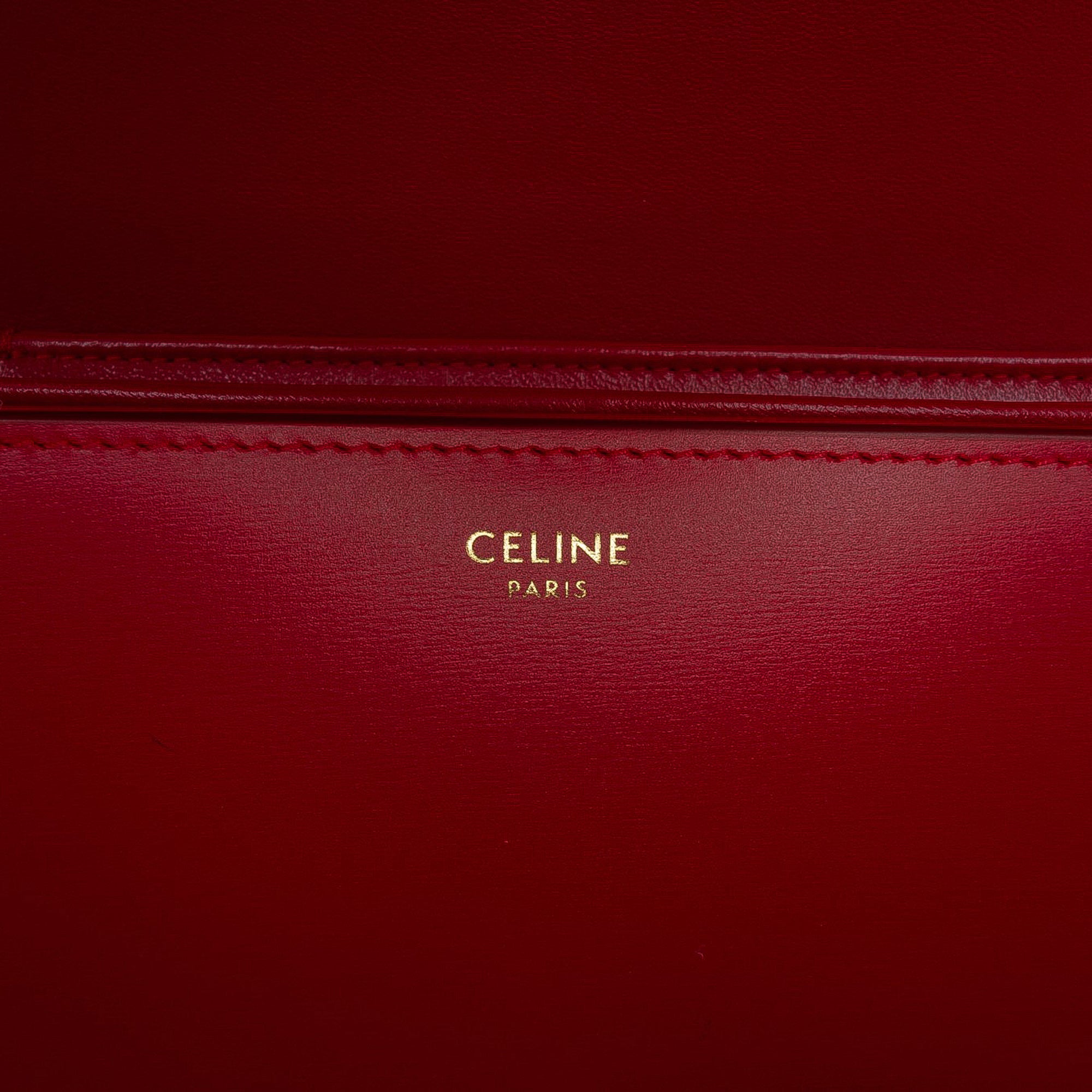 Celine Classique Shiny Calfskin Triomphe Crossbody - image 5
