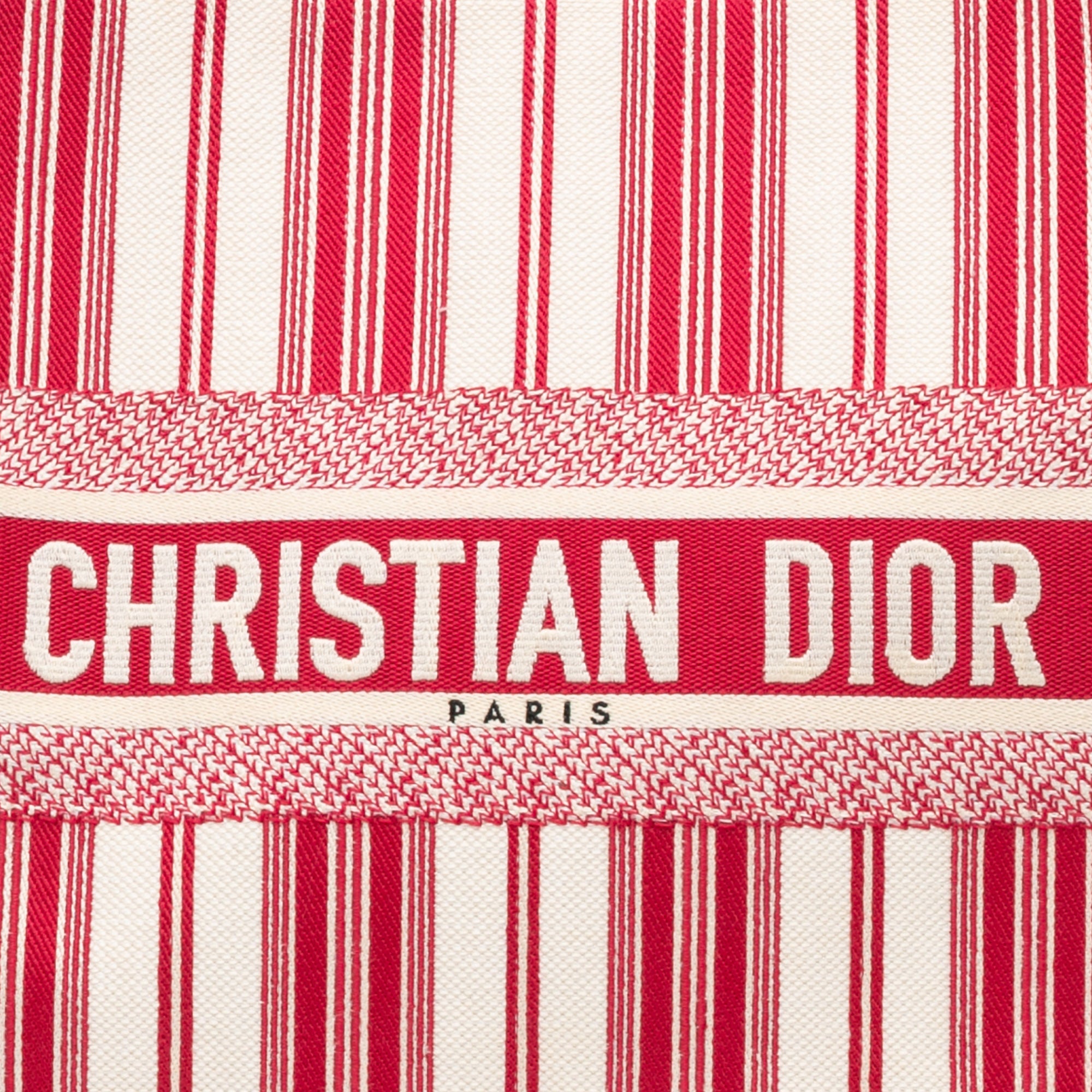 Dior Large Striped Book Tote - image 7