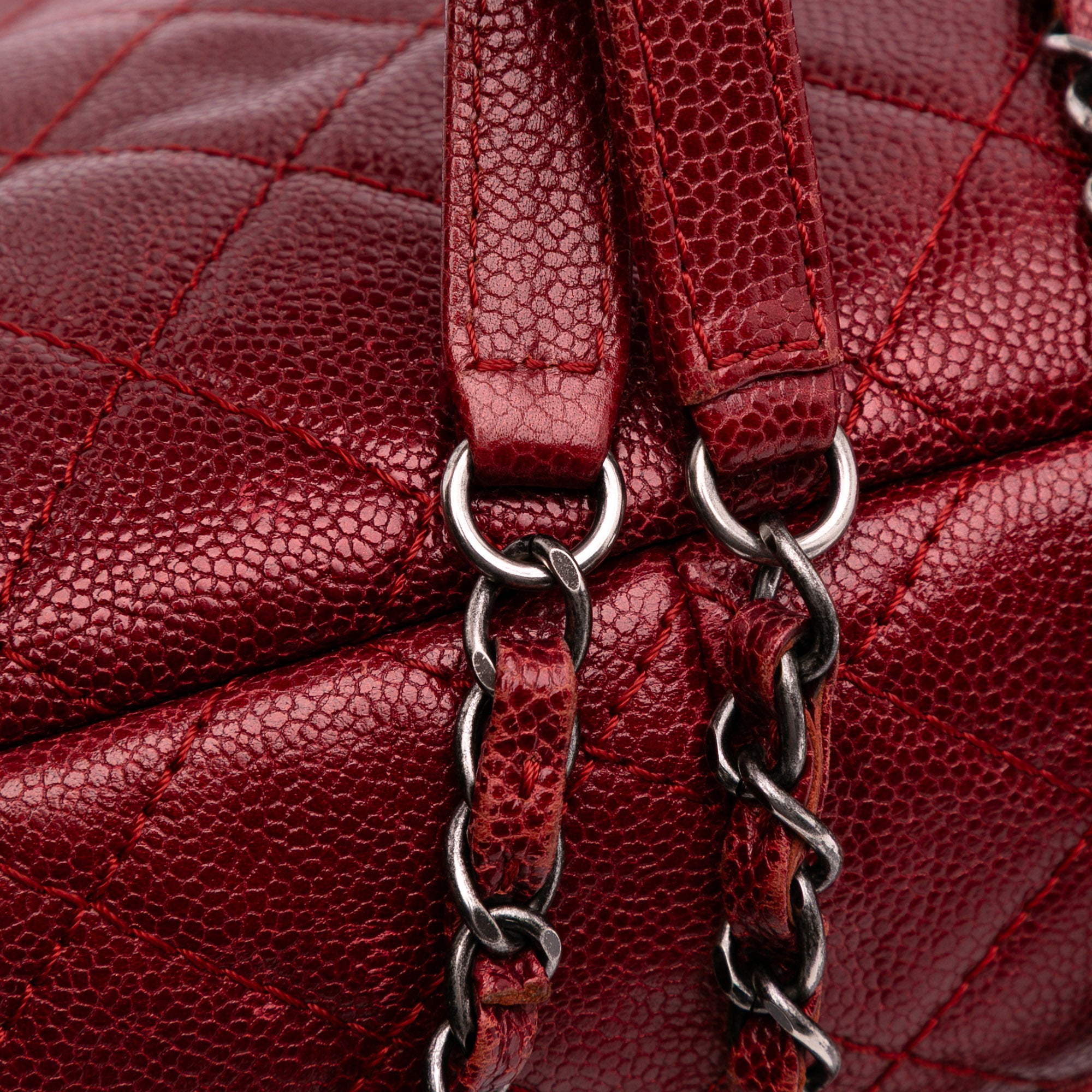 Chanel Medium Quilted Caviar Easy Flap - image 12
