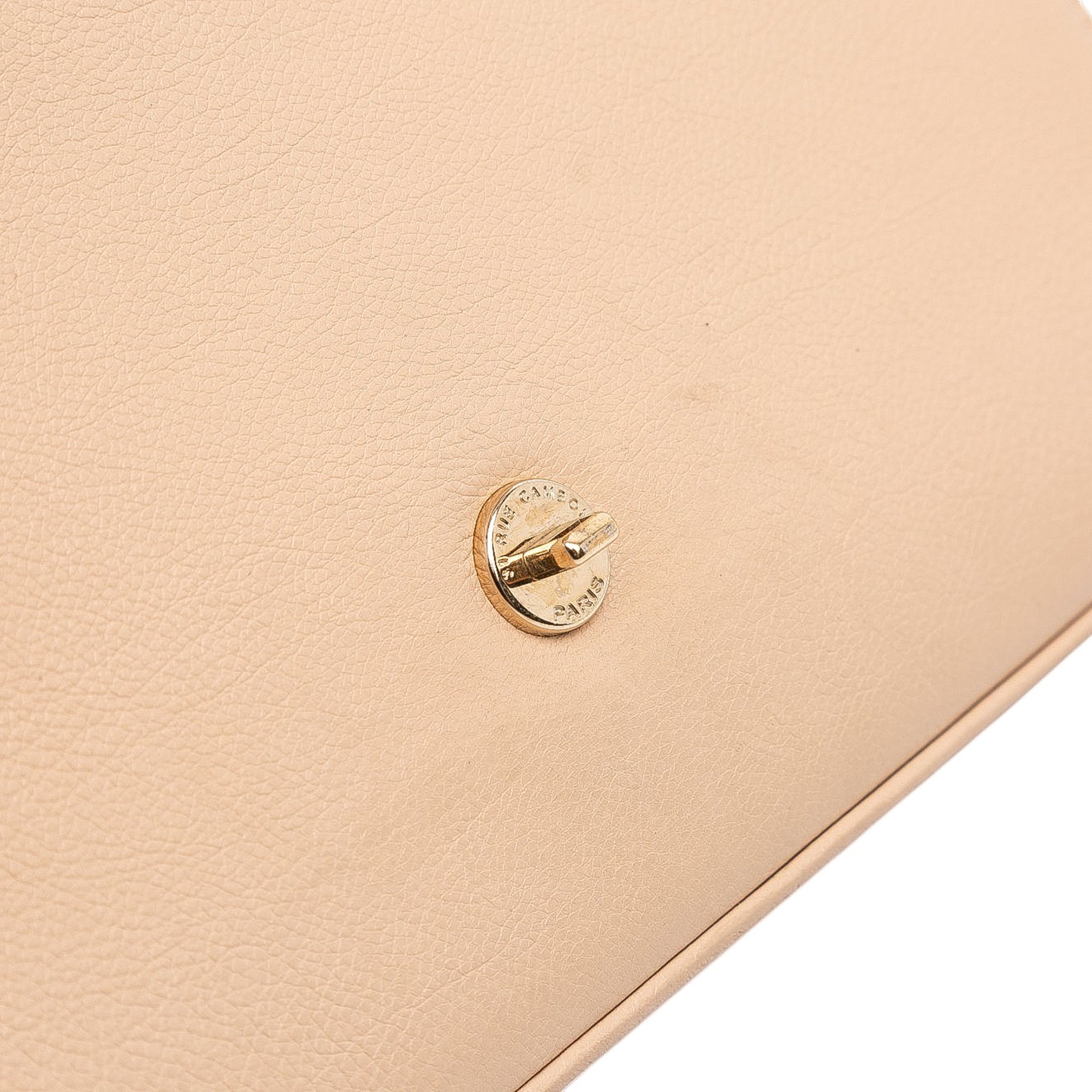 Chanel Medium Quilted Calfskin Label Click Flap - image 12