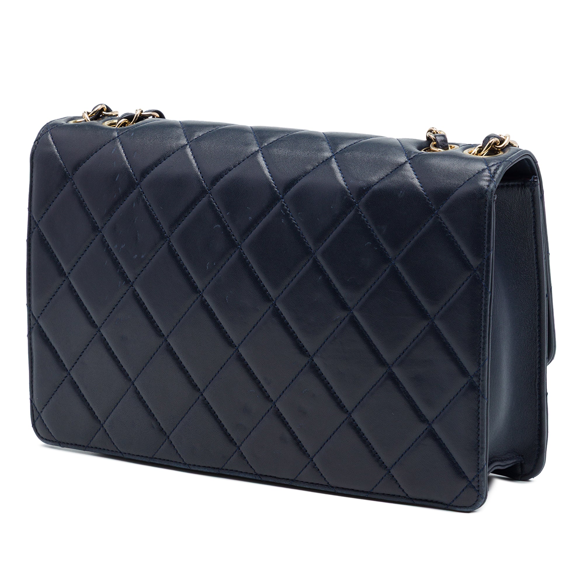Chanel Quilted Lambskin Golden Class Flap - image 2