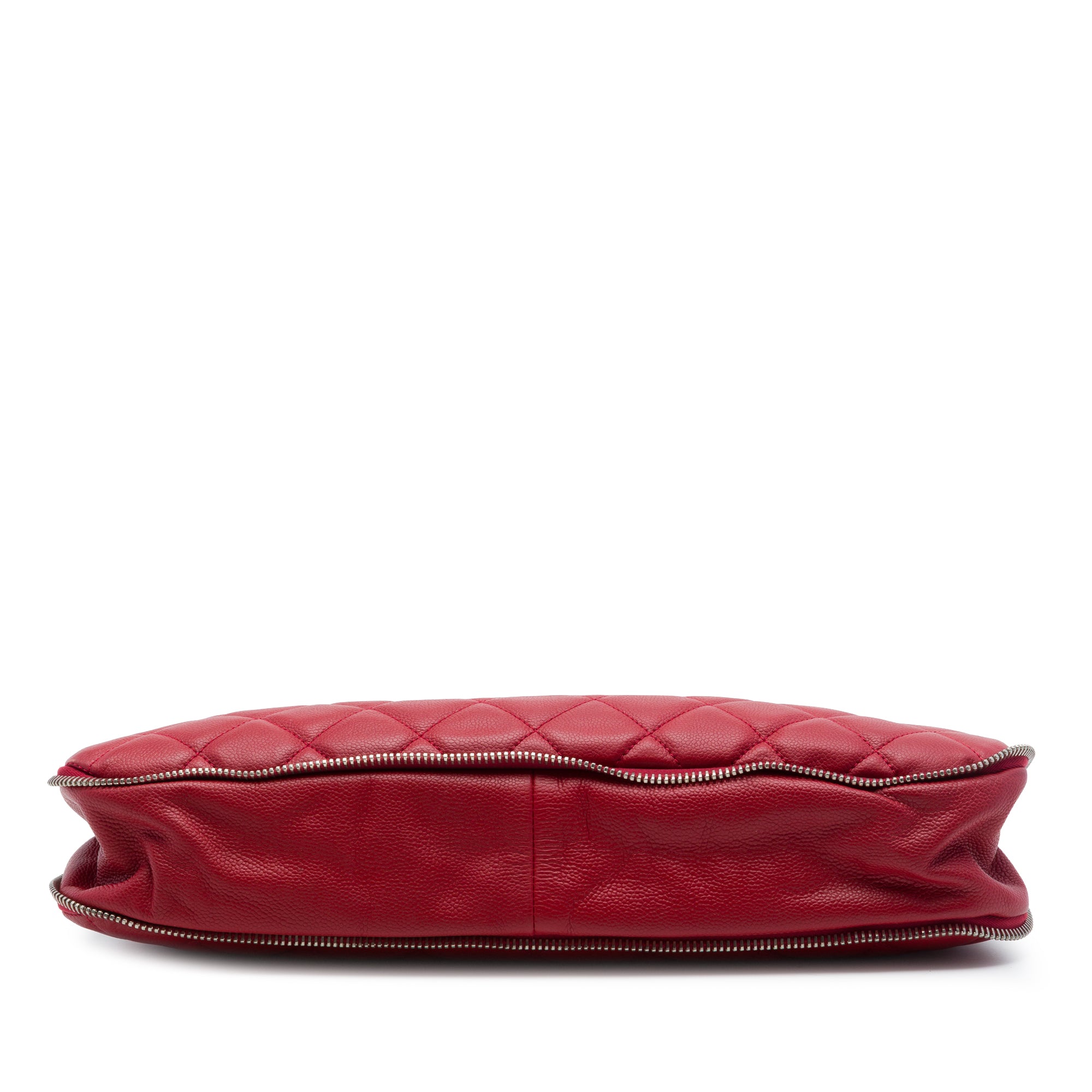 Chanel Quilted Caviar Expandable Zip Tote - image 3
