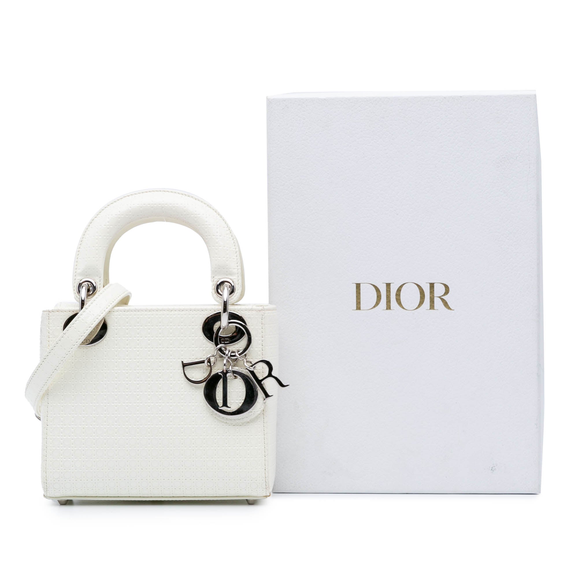 Dior Mini Patent Microcannage Lady Dior - image 10