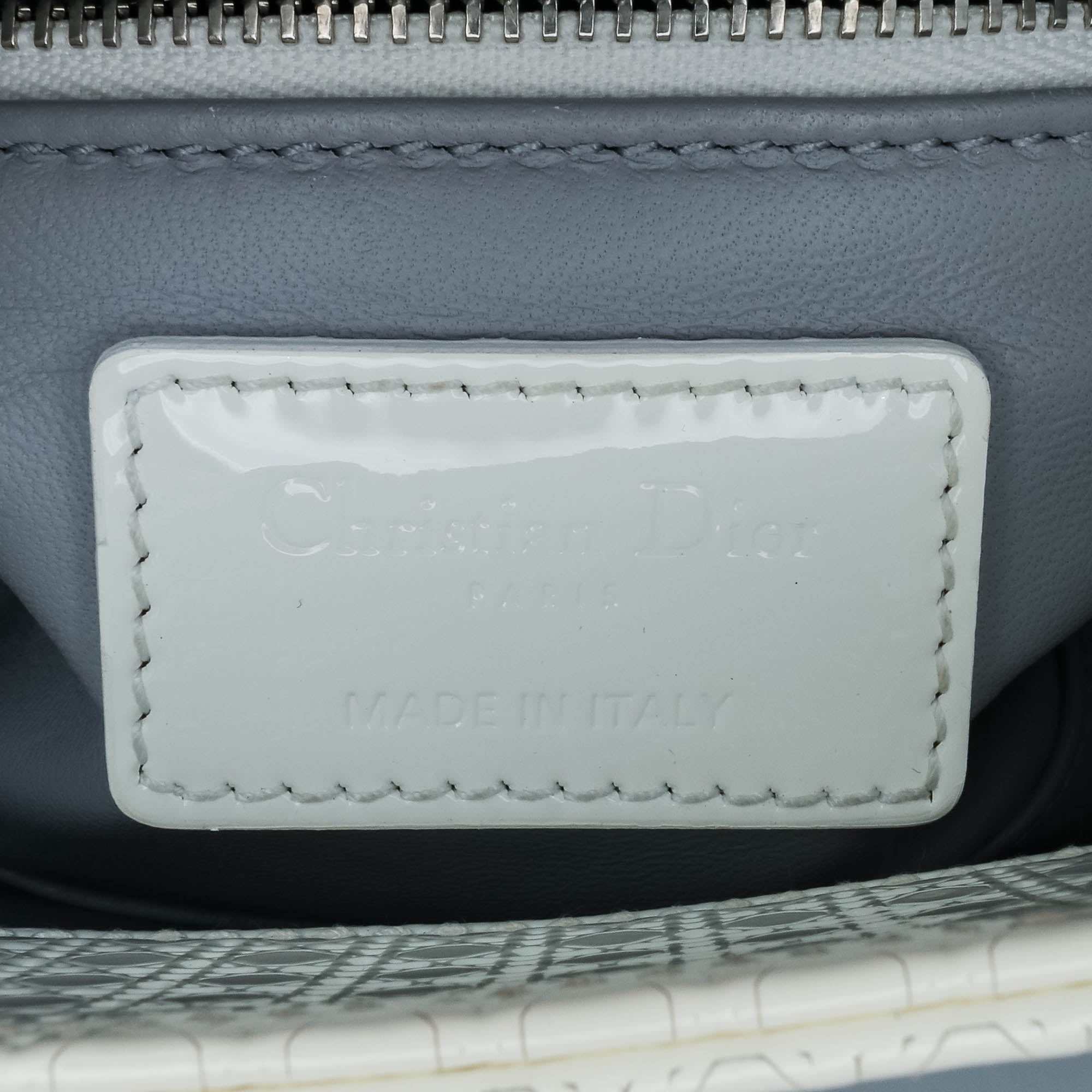 Dior Mini Patent Microcannage Lady Dior - image 5