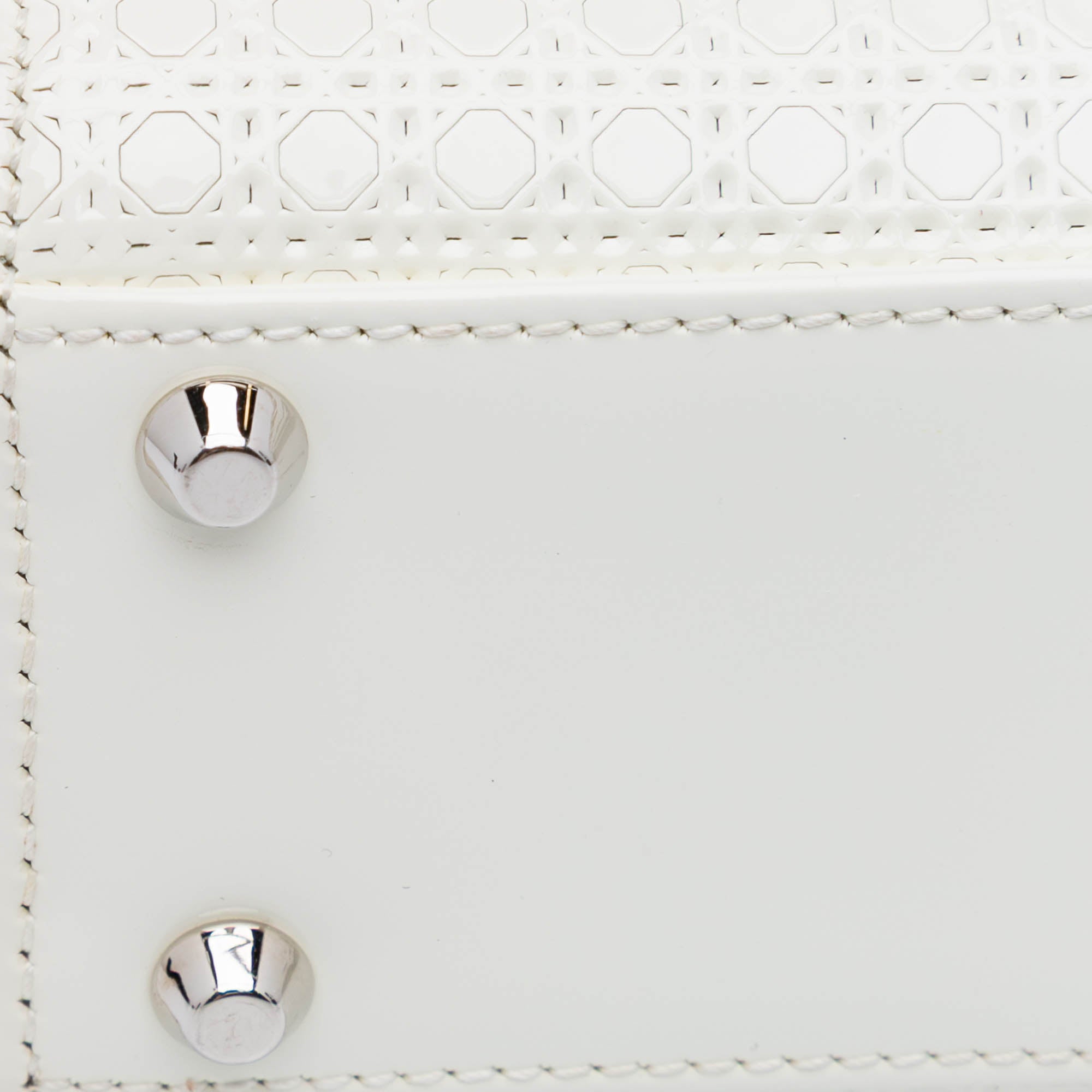 Dior Mini Patent Microcannage Lady Dior - image 7