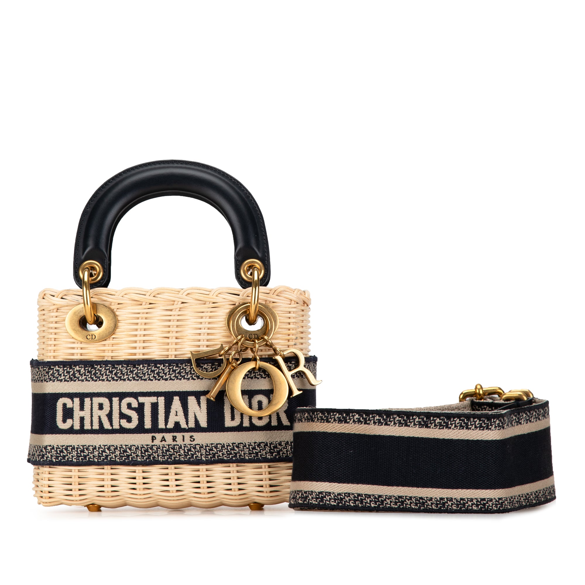 Dior Mini Wicker Oblique Lady Dior - image 1