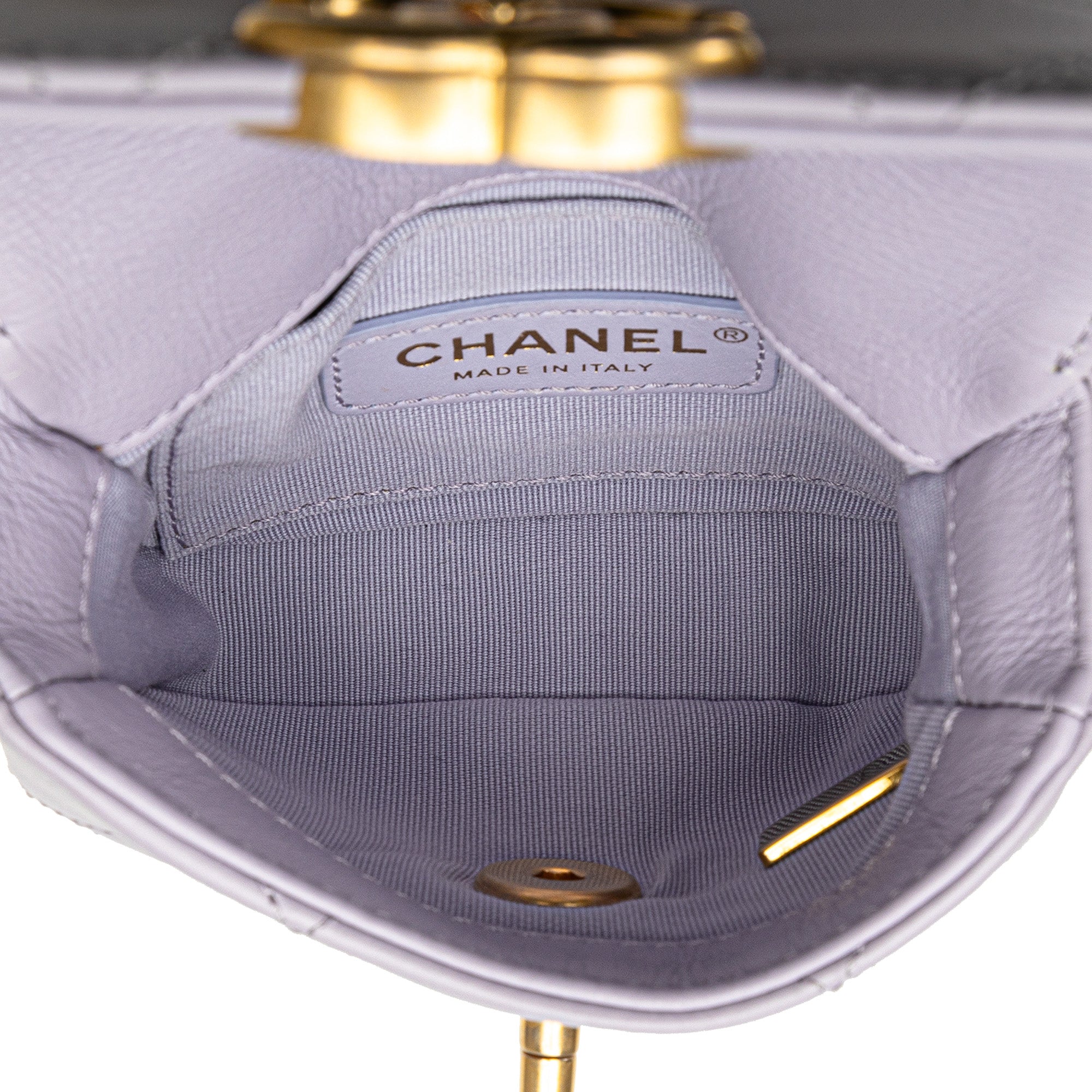 Chanel Mini Quilted Calfskin Framing Chain Flap - image 5