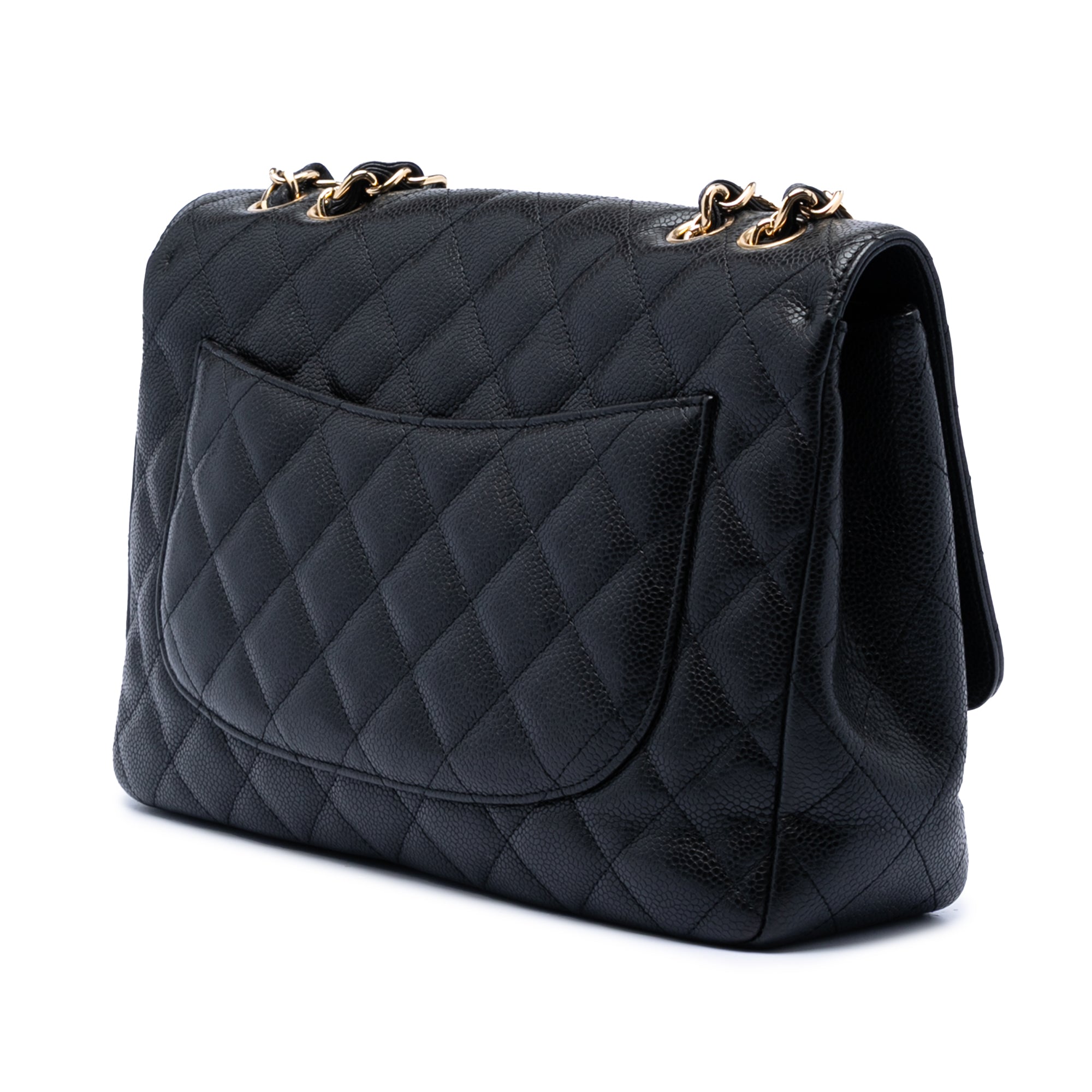 Chanel Jumbo Classic Caviar Single Flap - image 2