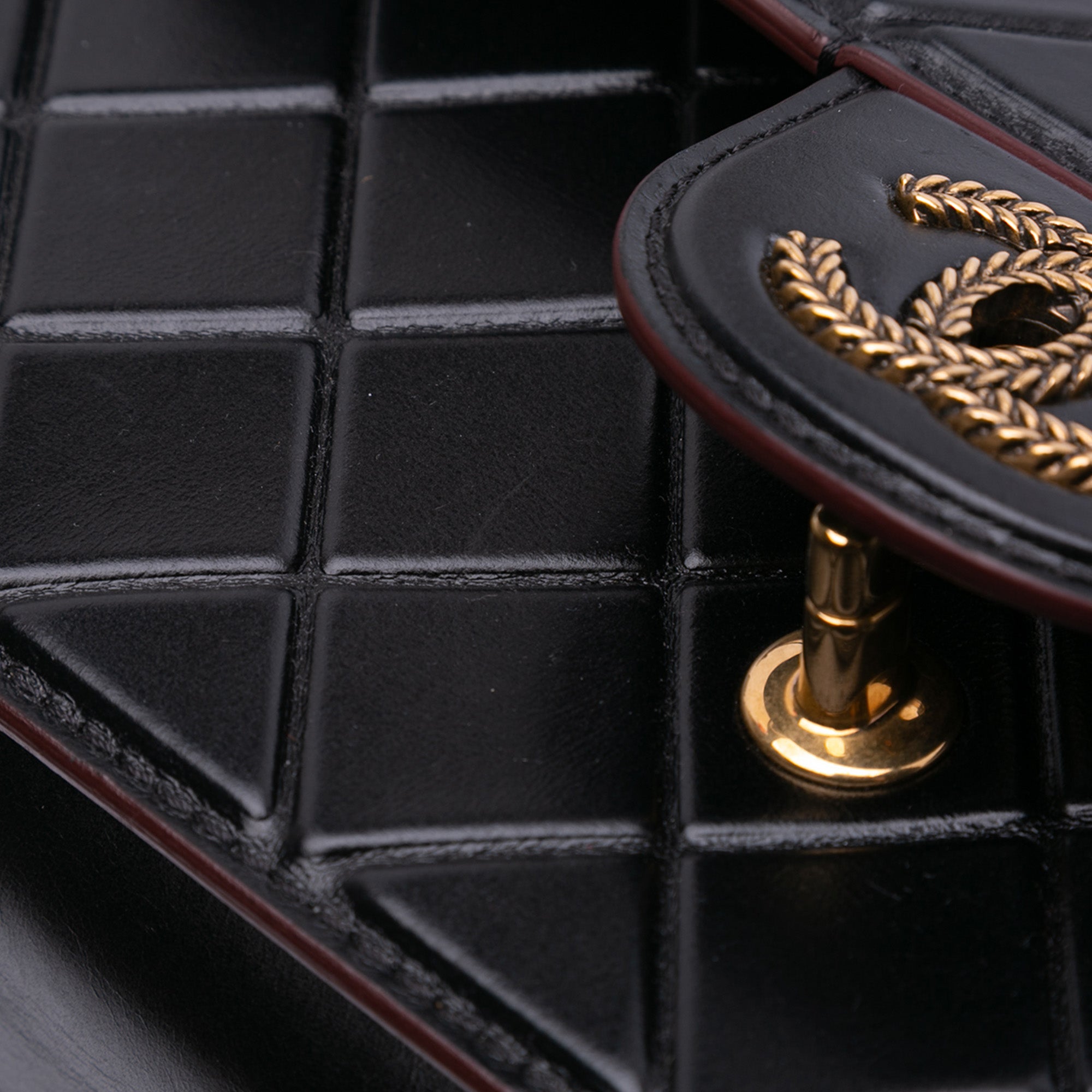 Chanel Embossed Calfskin Single Flap - image 10