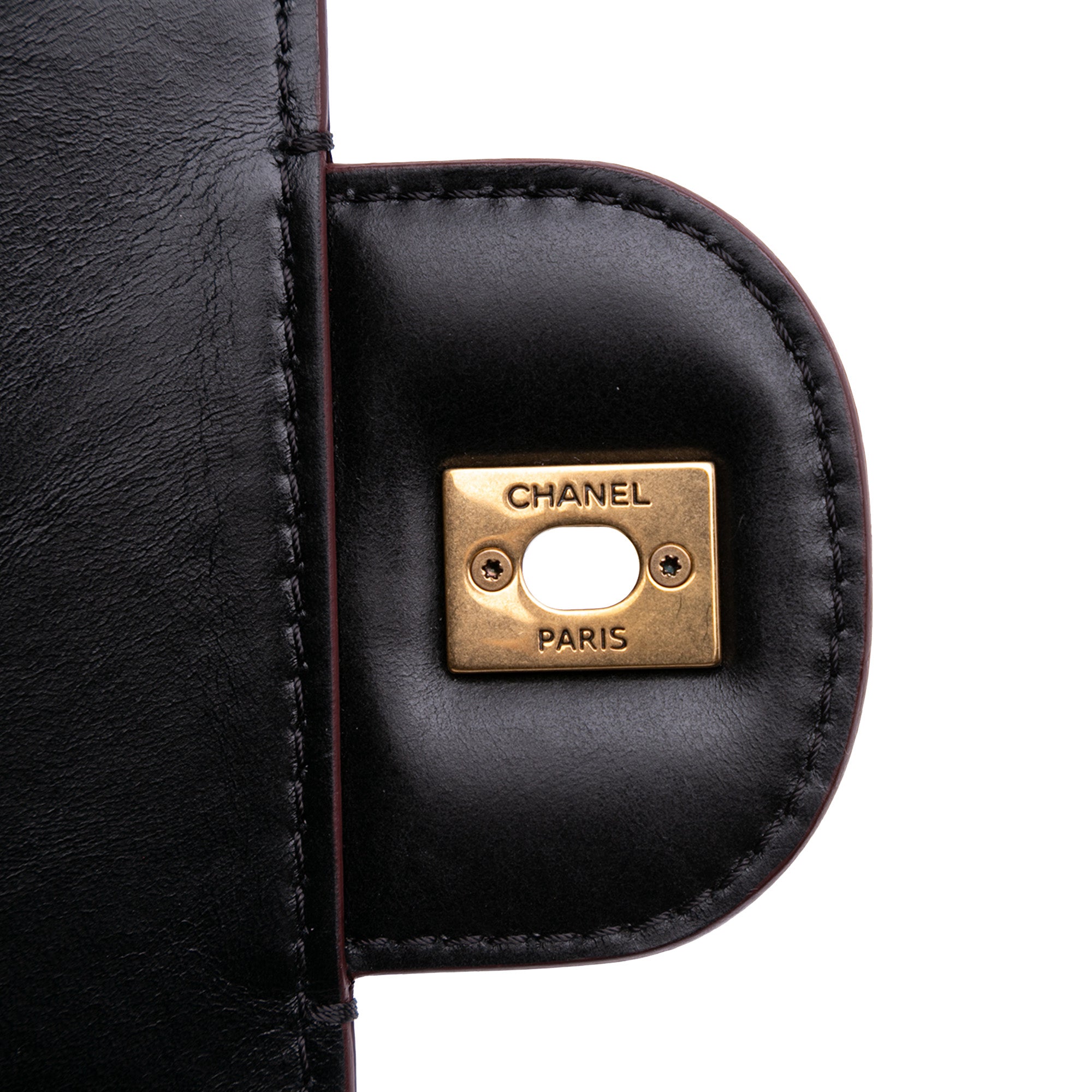 Chanel Embossed Calfskin Single Flap - image 9