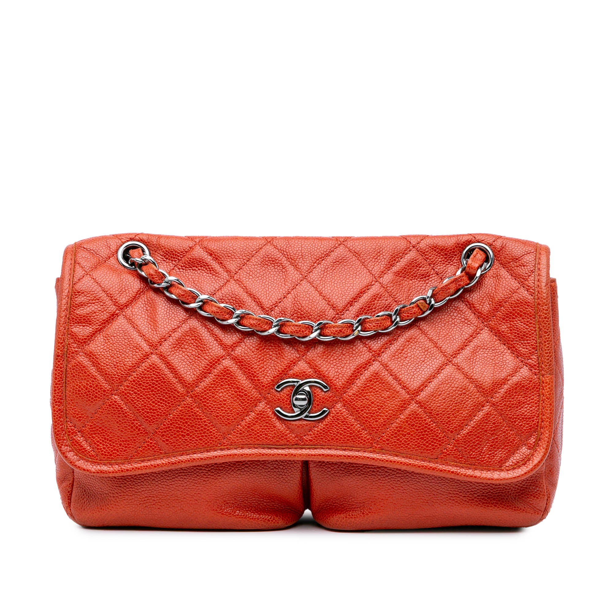 Chanel Medium Grained Calfskin Natural Beauty Flap - image 1
