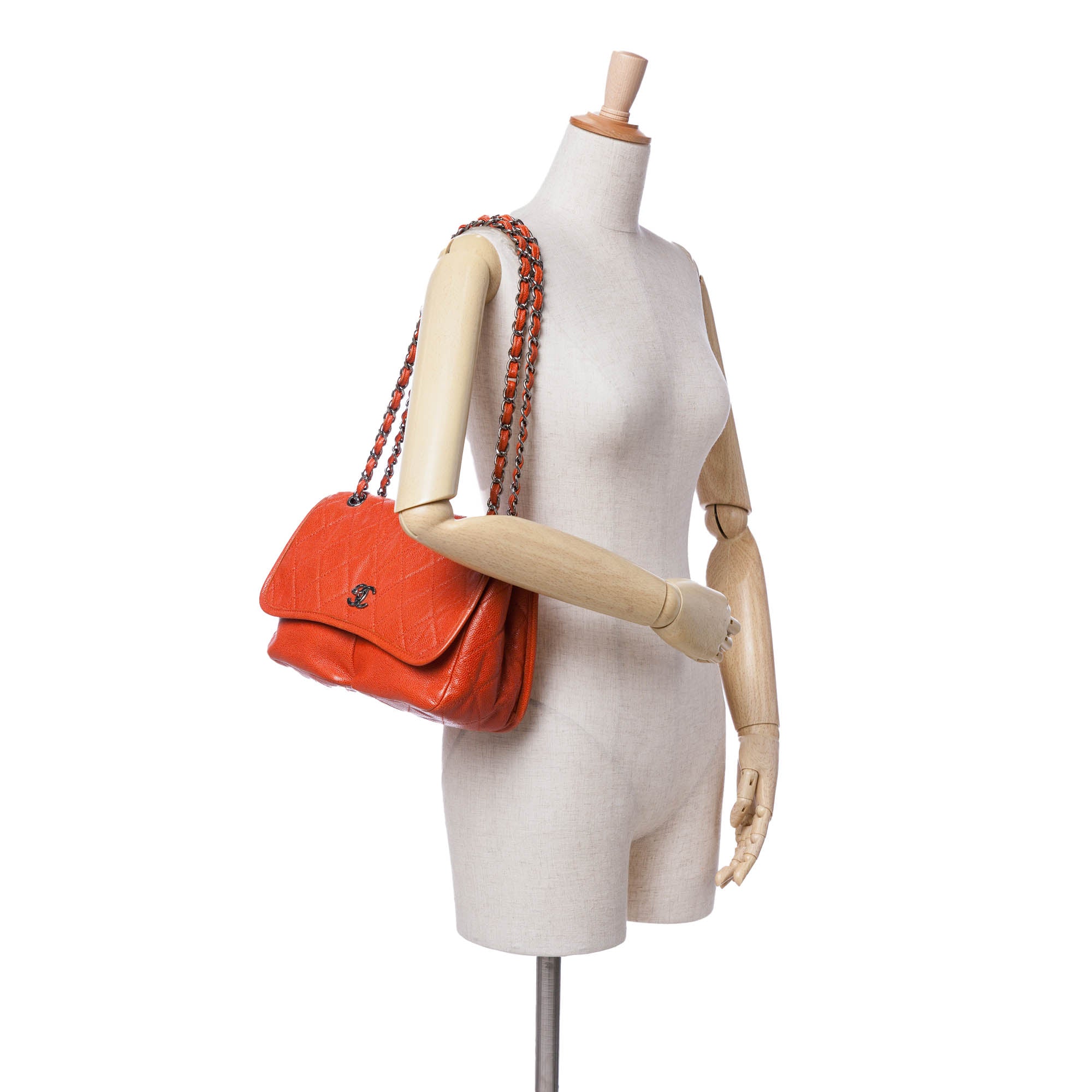 Chanel Medium Grained Calfskin Natural Beauty Flap - image 12
