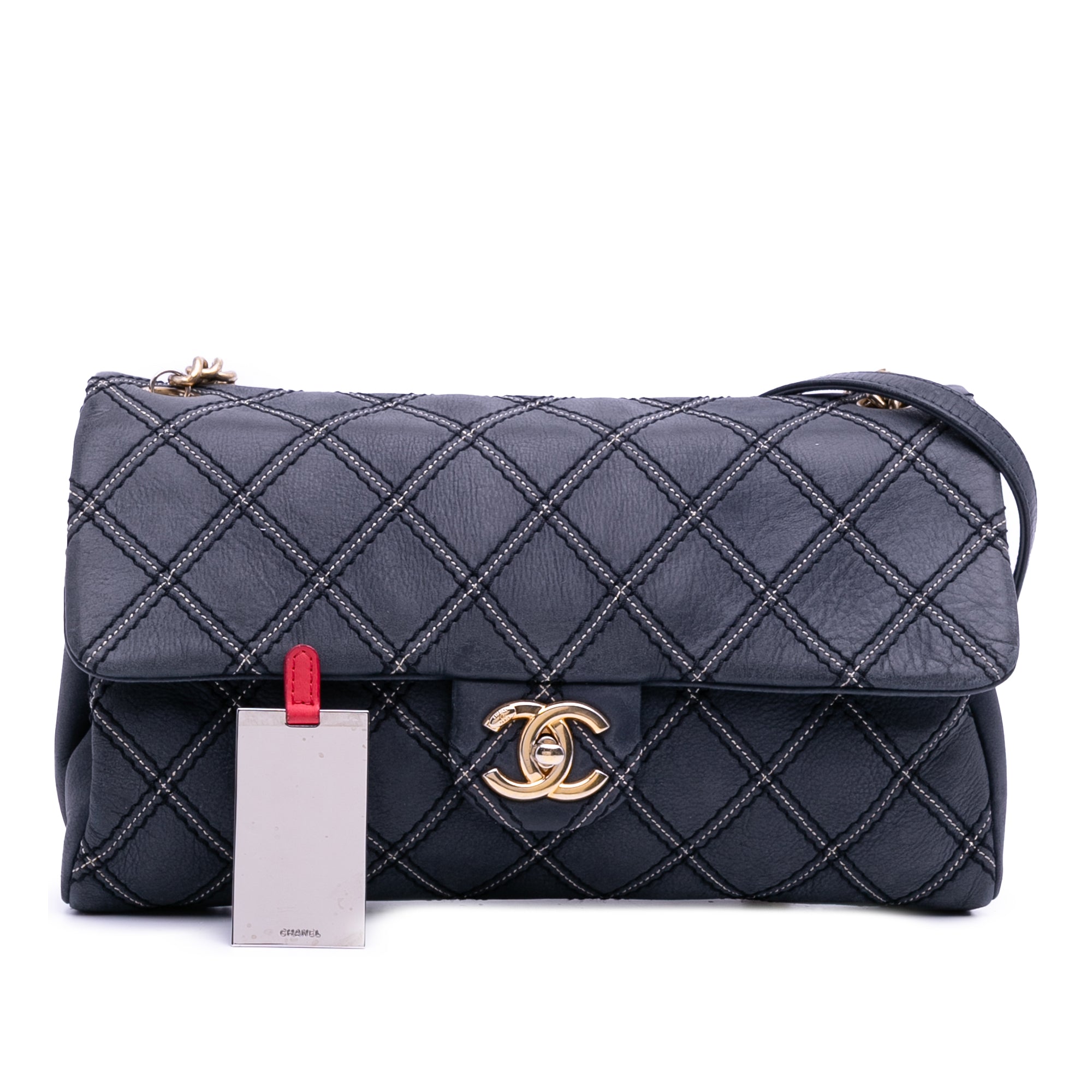 Chanel Jumbo Quilted Calfskin Triple Stitched Flap - image 12
