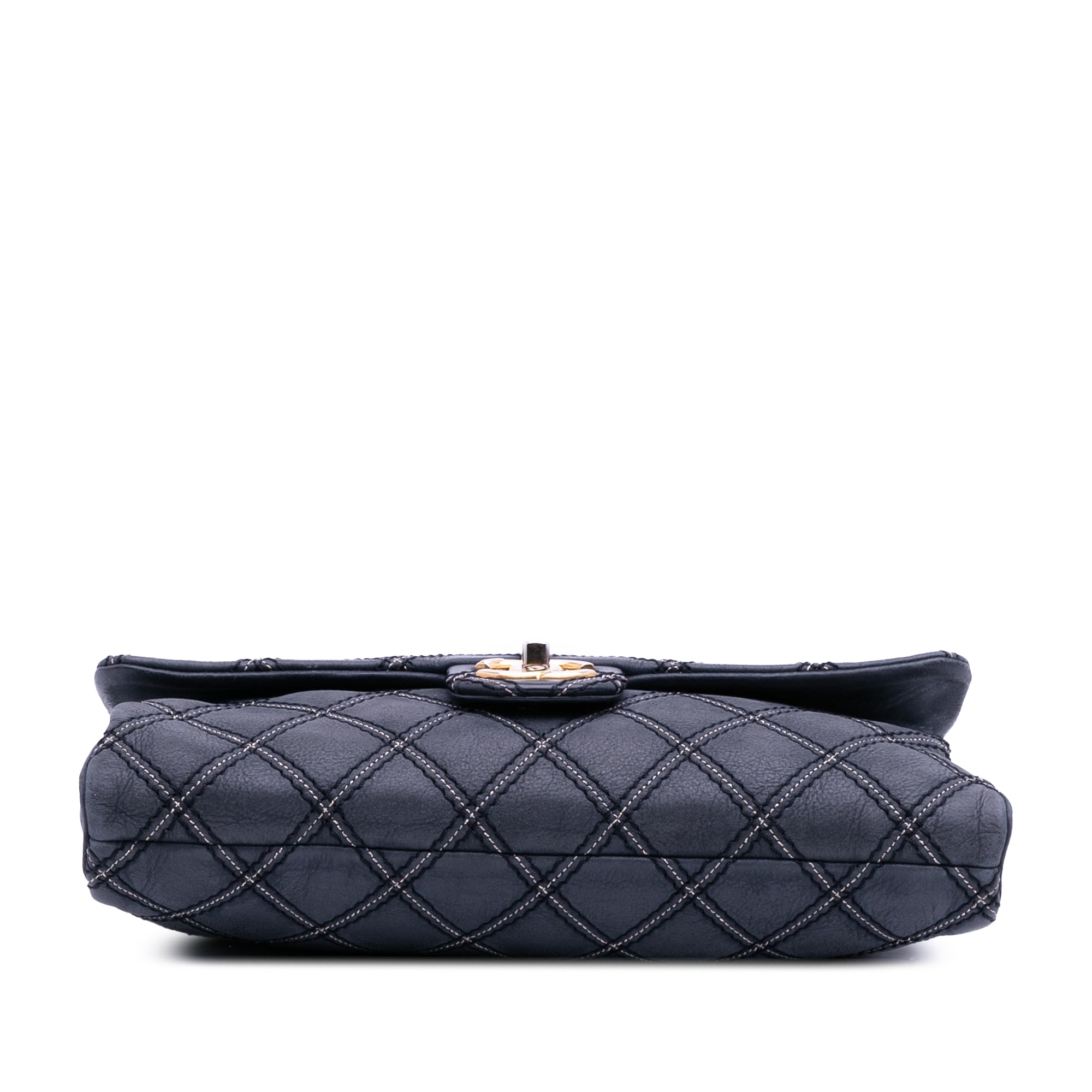 Chanel Jumbo Quilted Calfskin Triple Stitched Flap - image 3