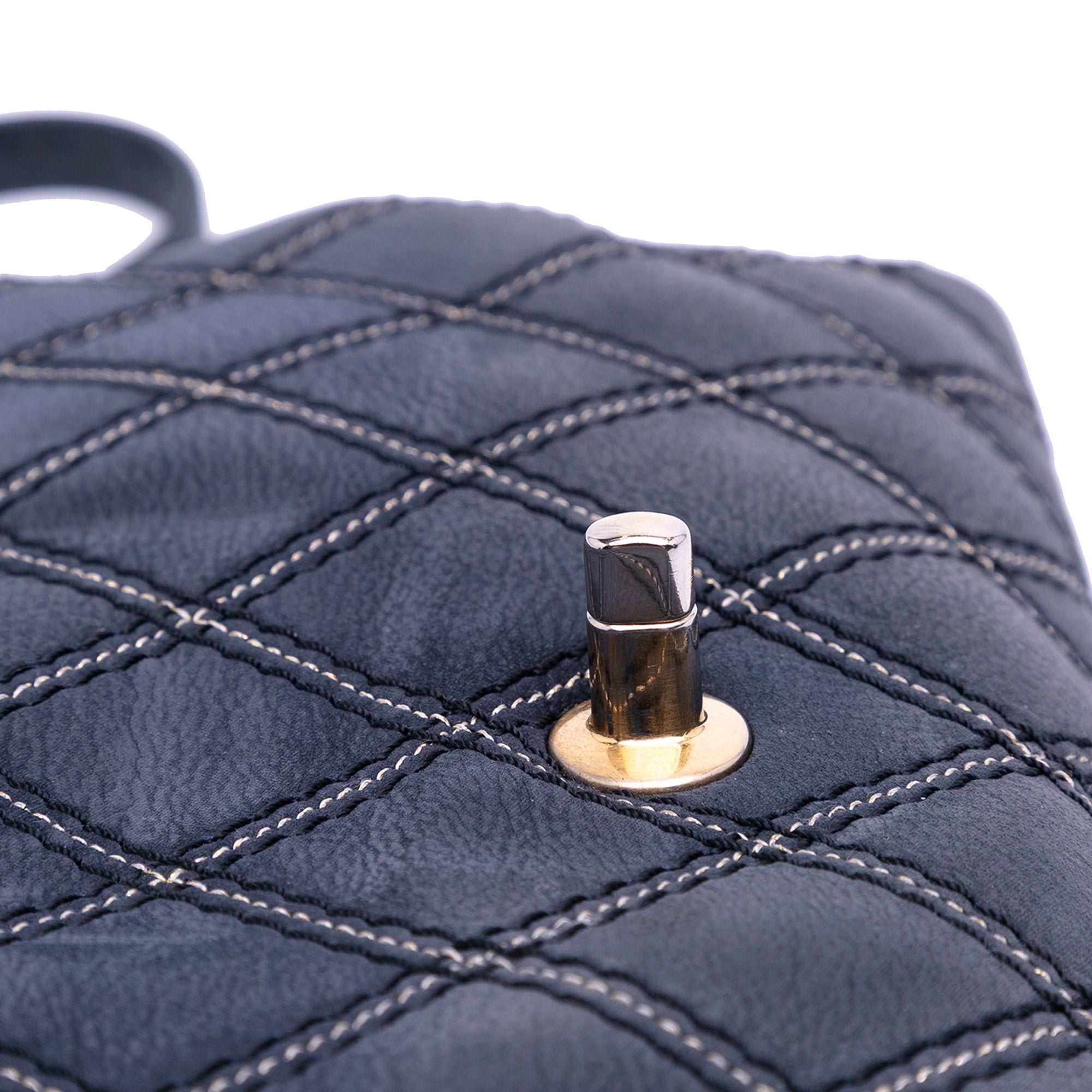 Chanel Jumbo Quilted Calfskin Triple Stitched Flap - image 7