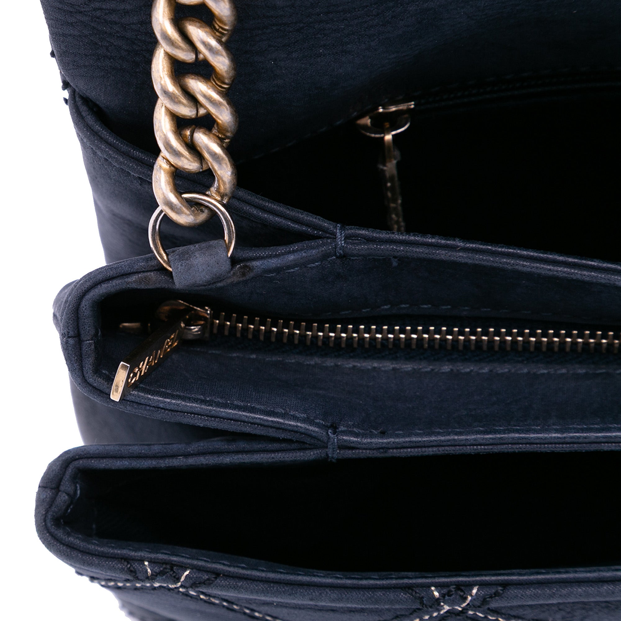 Chanel Jumbo Quilted Calfskin Triple Stitched Flap - image 9