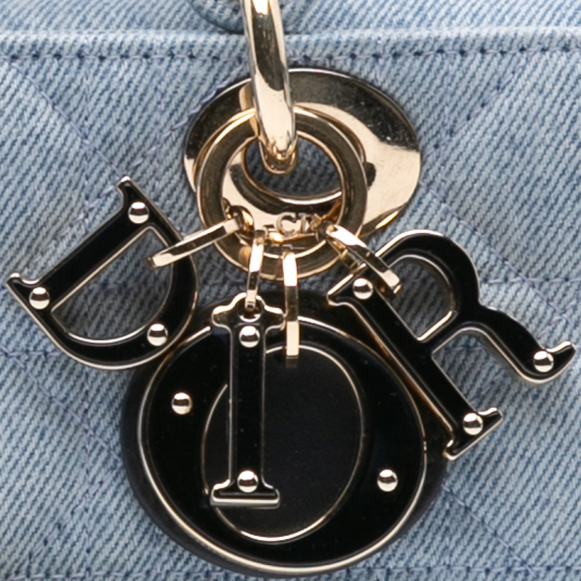 Dior Medium Denim Macrocannage Lady D Joy - image 7