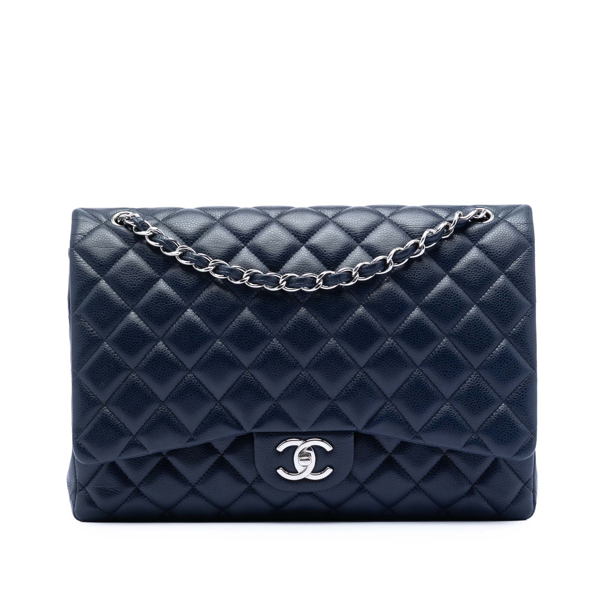 Chanel Maxi Classic Caviar Double Flap - image 1