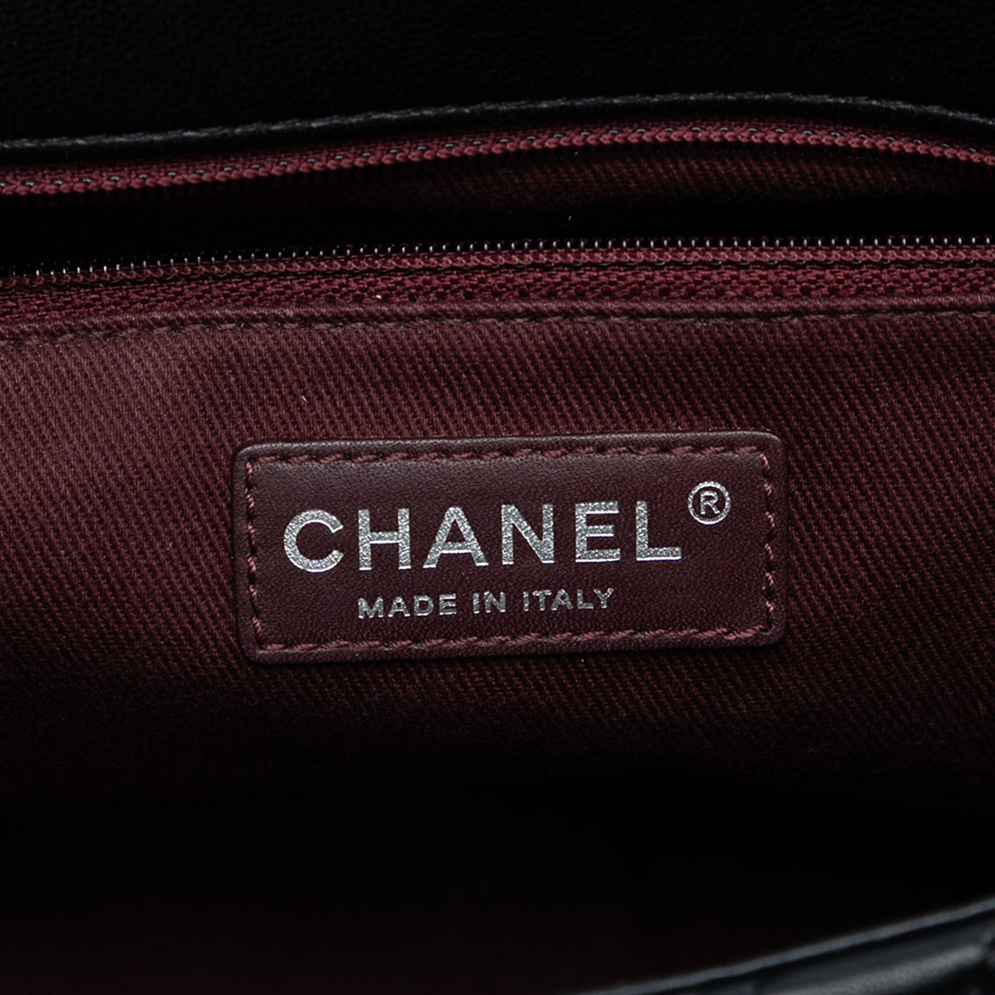 Chanel Jumbo Classic Chevron Lambskin Double Stitch Single Flap - image 5